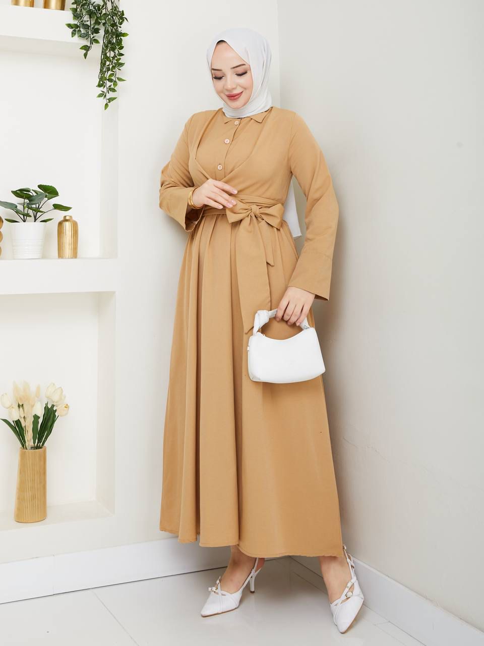 Çilek Elbise Terikoton Kumaş / REMA Butik