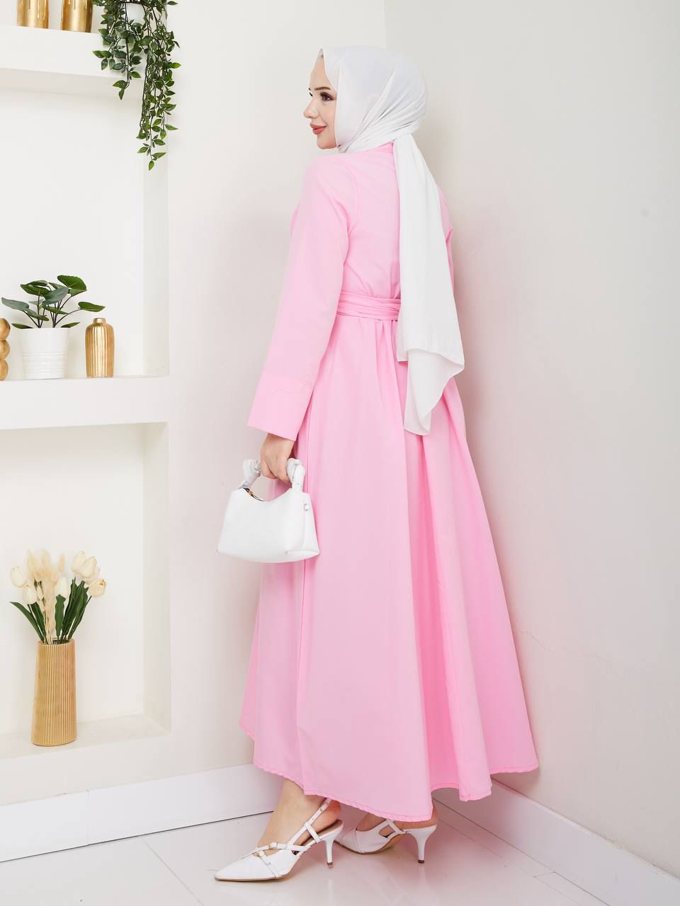 Çilek Elbise Terikoton Kumaş / REMA Butik
