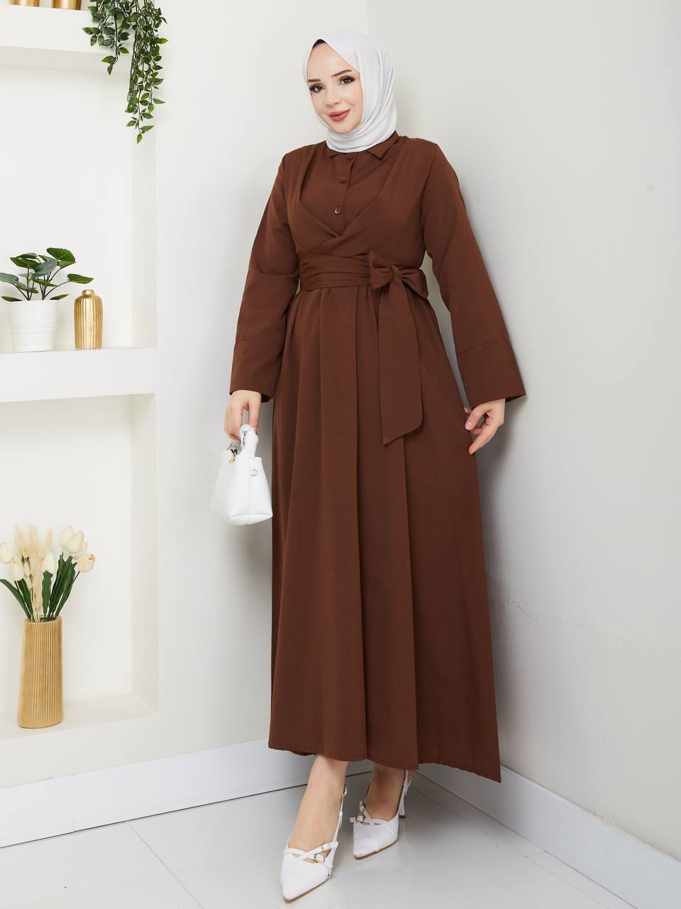 Çilek Elbise Terikoton Kumaş / REMA Butik
