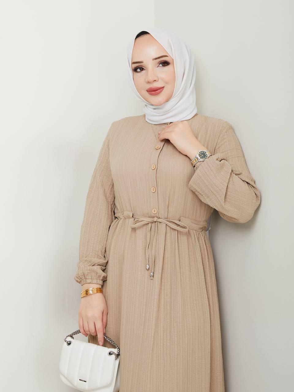Bürümcük Tünelli Elbise - Rema Butik