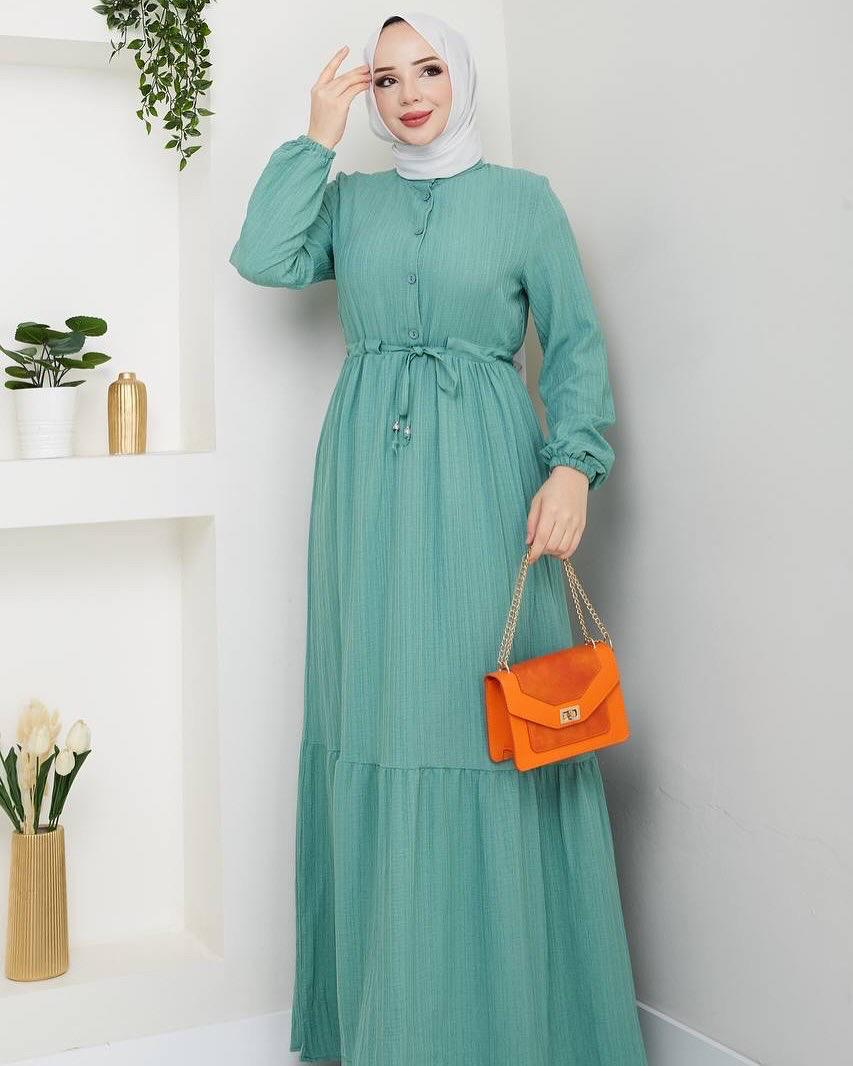 Bürümcük Tünelli Elbise - Rema Butik