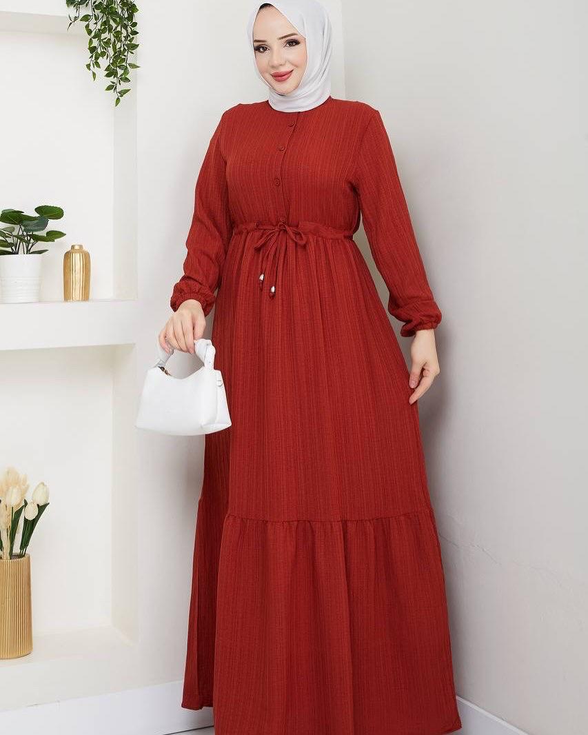 Bürümcük Tünelli Elbise - Rema Butik