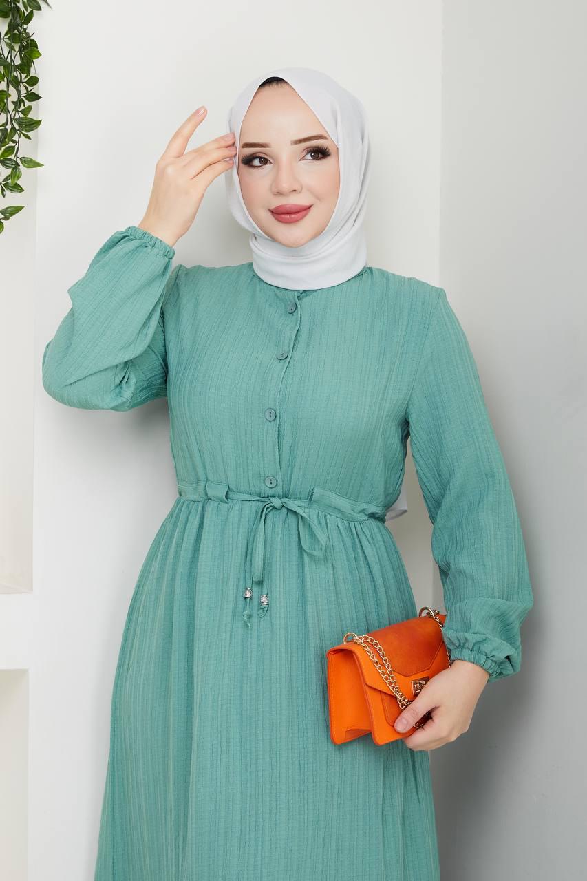 Bürümcük Tünelli Elbise - Rema Butik