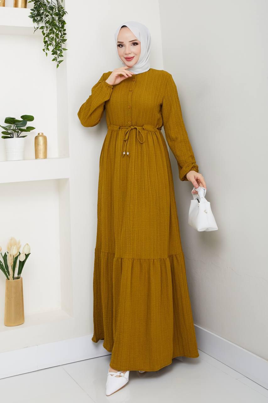 Bürümcük Tünelli Elbise - Rema Butik