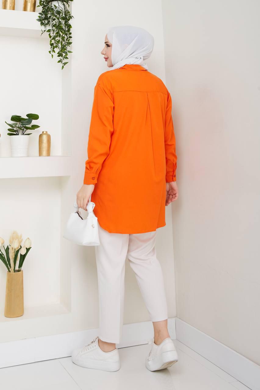 Tek Cepli Gömlek Terikoton Kumaş / Rema Butik
