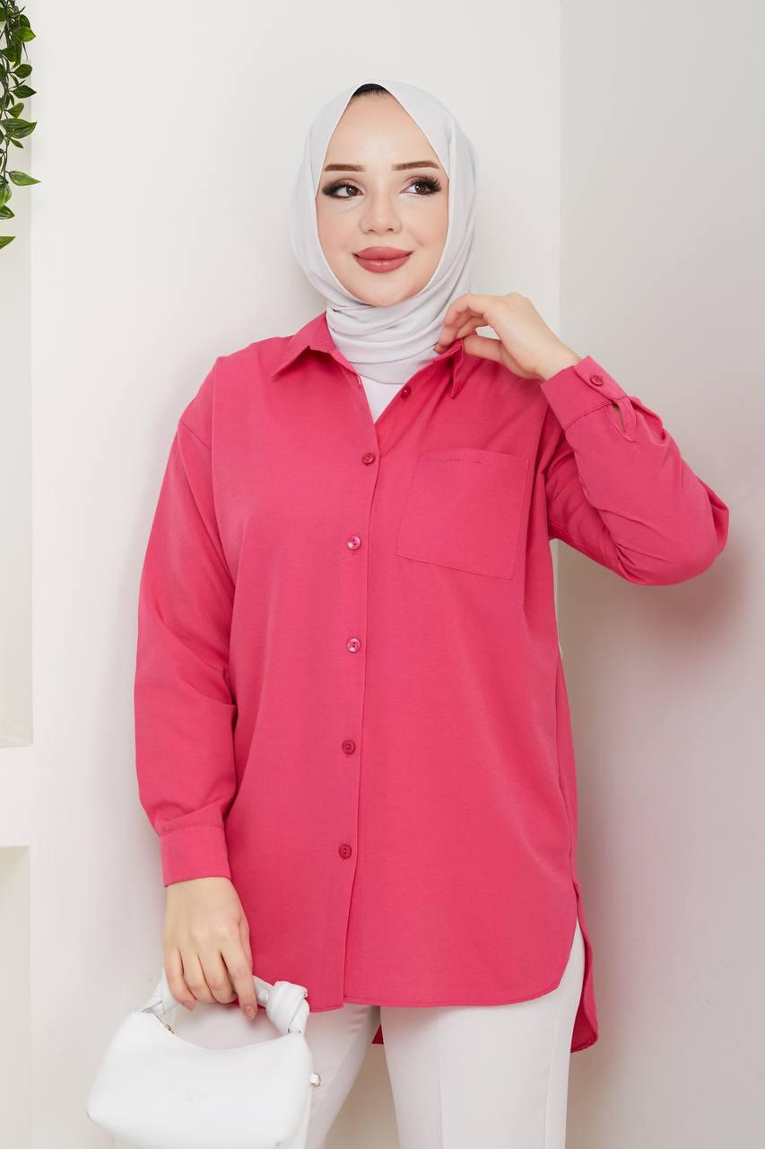 Tek Cepli Gömlek Terikoton Kumaş / Rema Butik