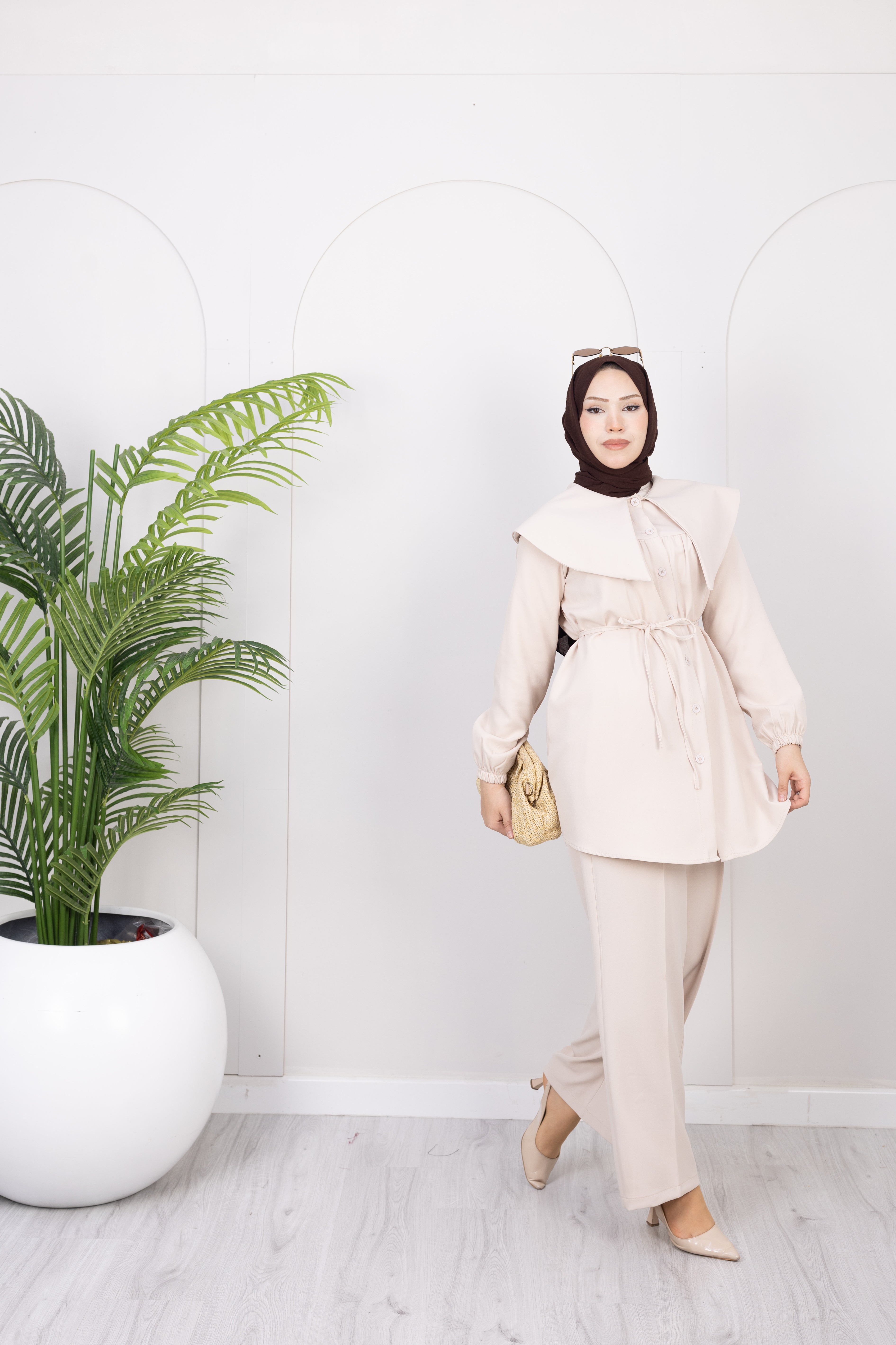 Retro Yaka Modern Takım