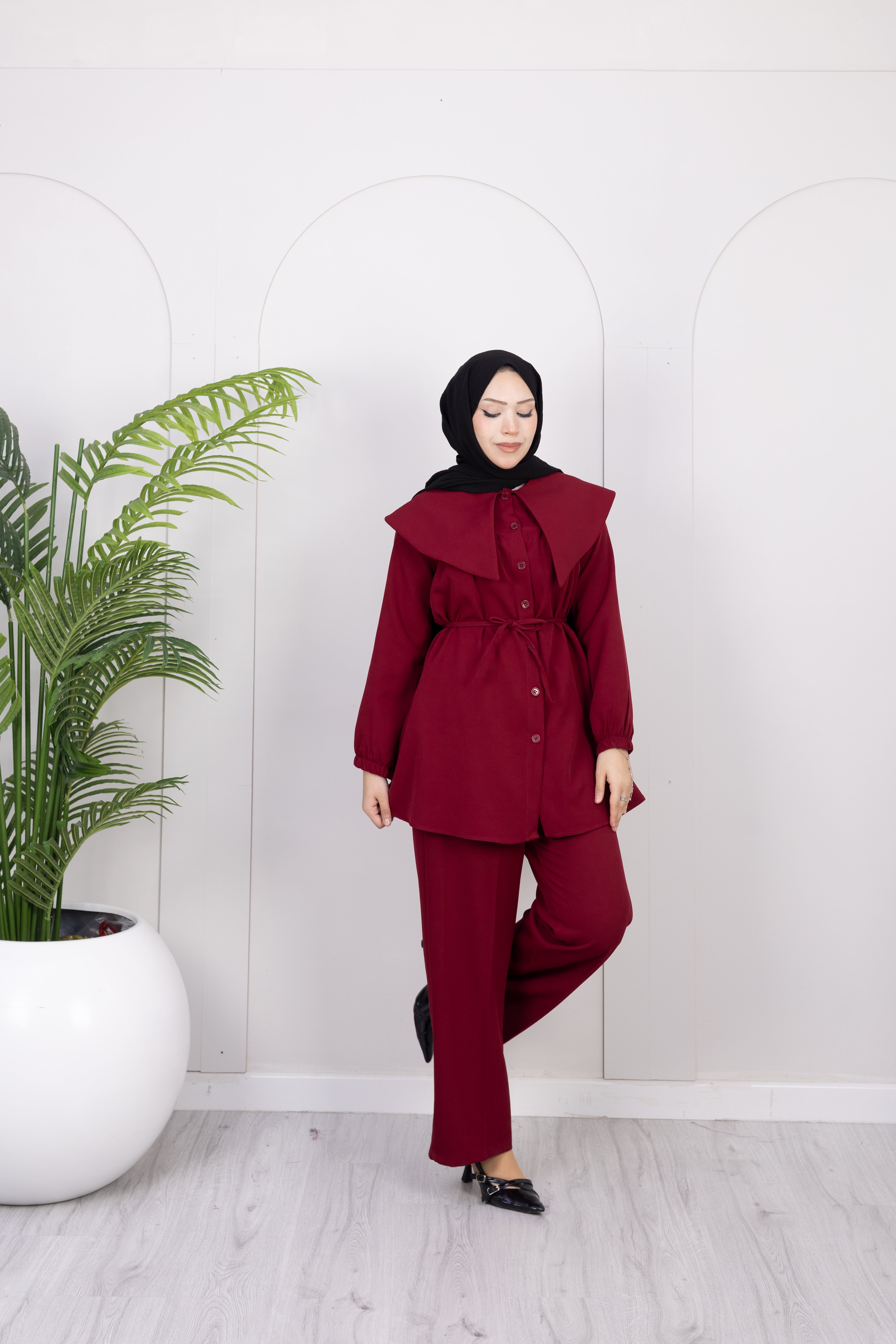 Retro Yaka Modern Takım