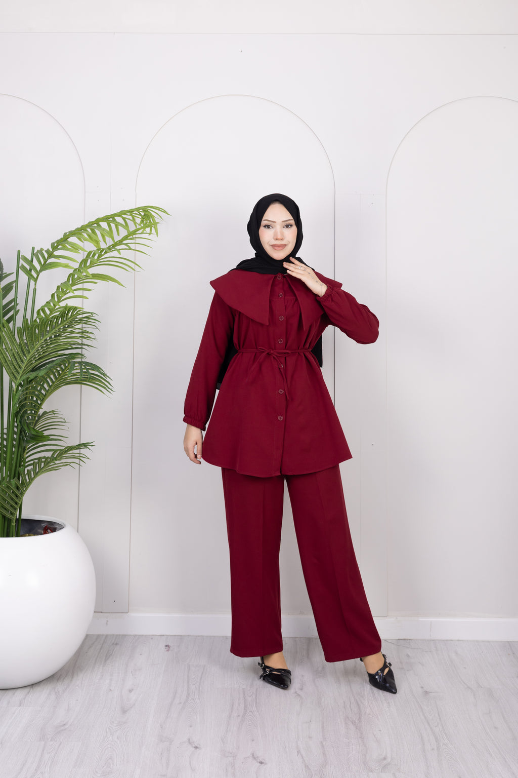 Retro Yaka Modern Takım