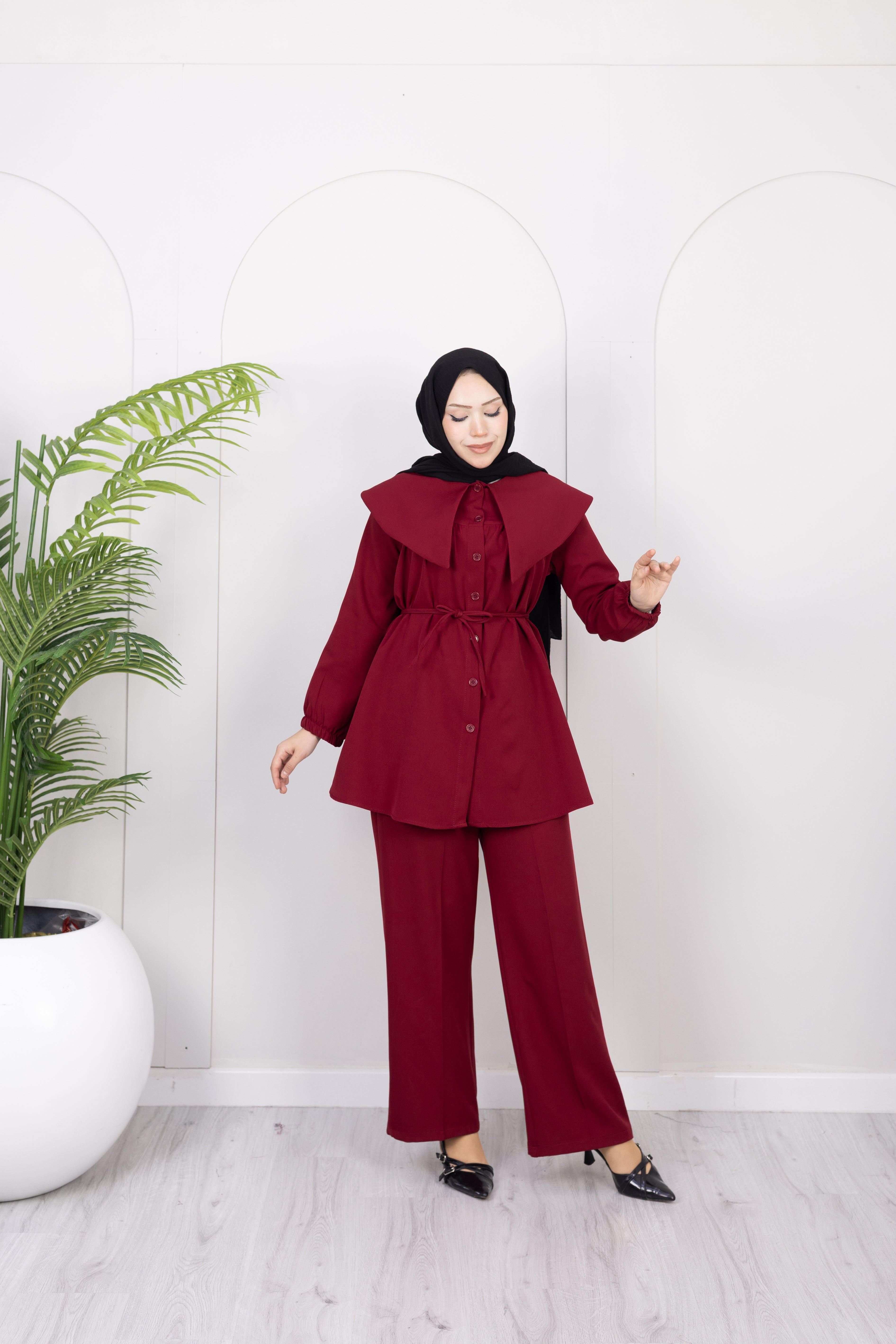 Retro Yaka Modern Takım