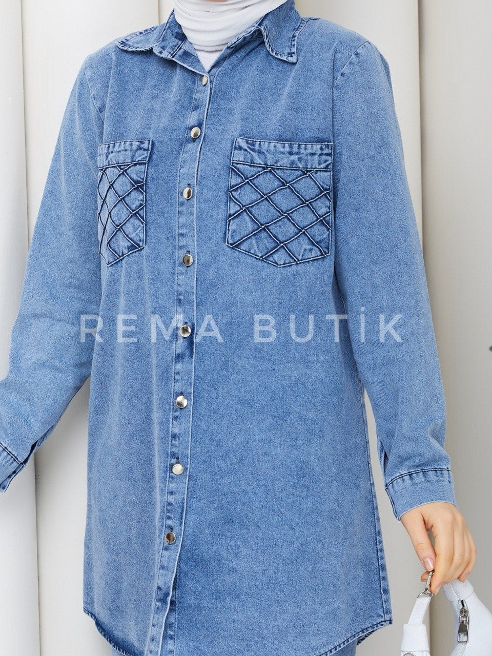 NORA PANTOLONLU DENIM TAKIM