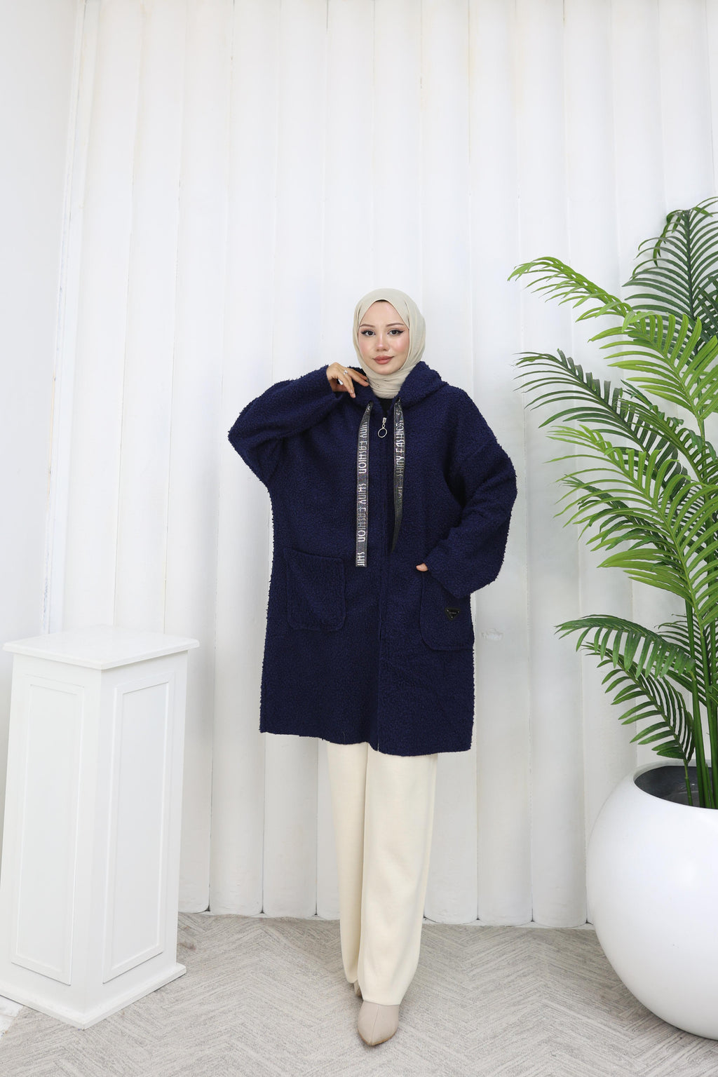 GİY ÇIK BUKLET KAP STANDART BEDEN 90 CM UZUNLUK-remabutik