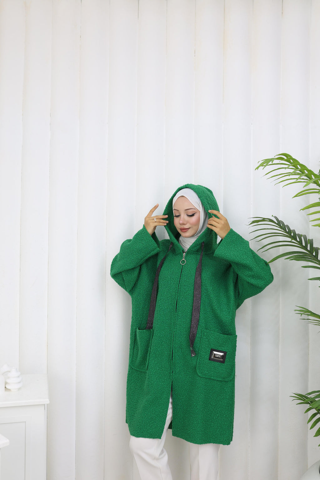 GİY ÇIK BUKLET KAP STANDART BEDEN 90 CM UZUNLUK-remabutik