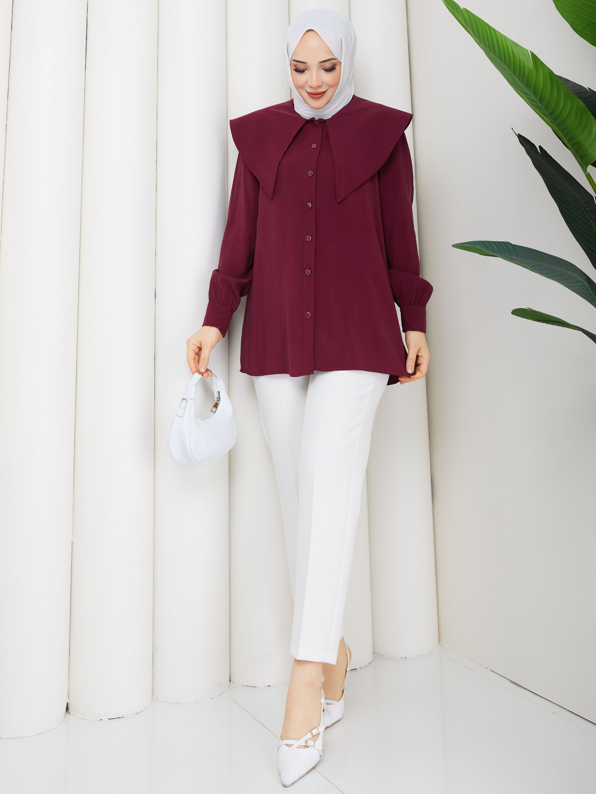 VİOLA BÜYÜK YAKA GÖMLEK