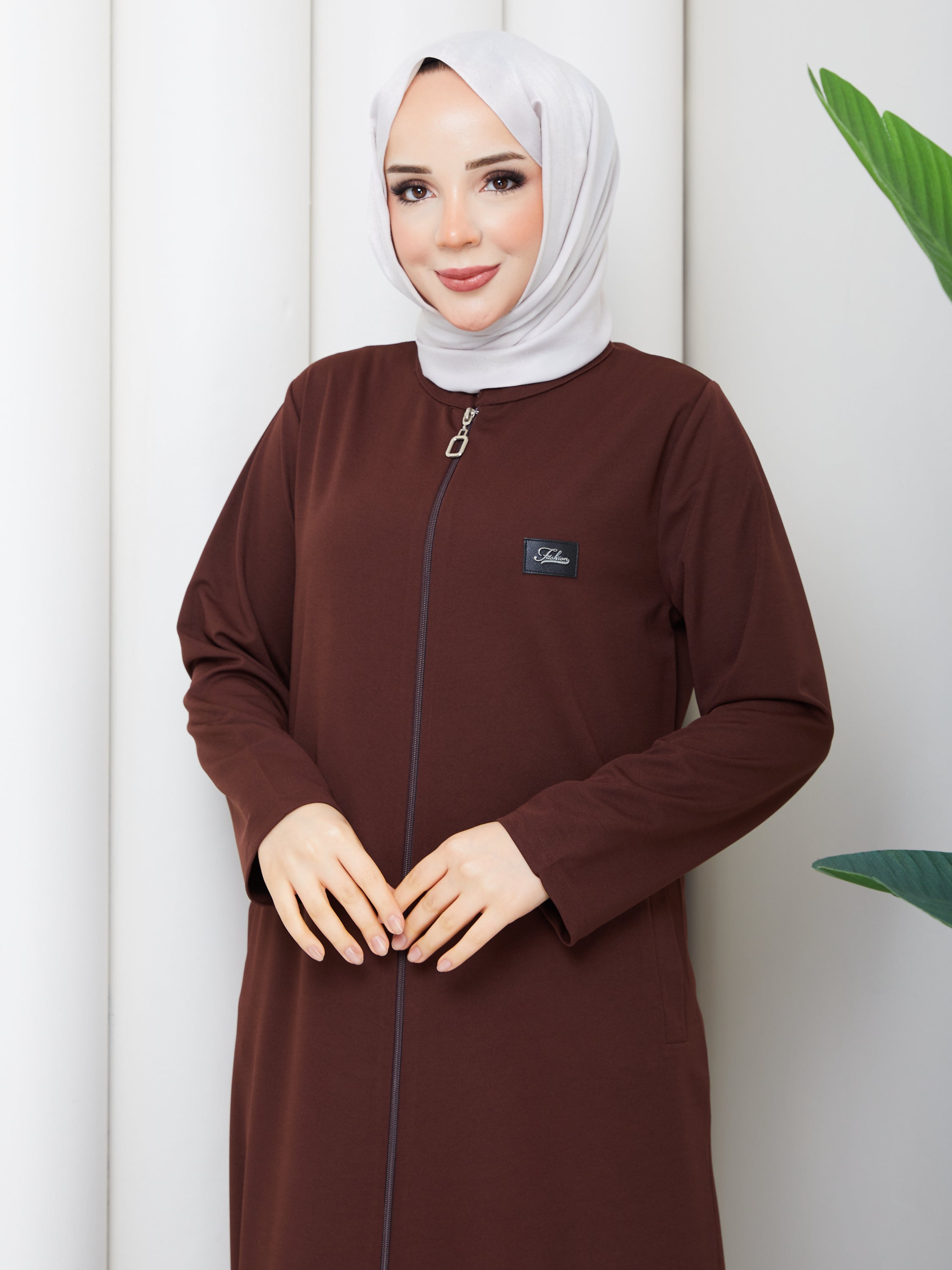 Elegance Fermuarlı Ferace