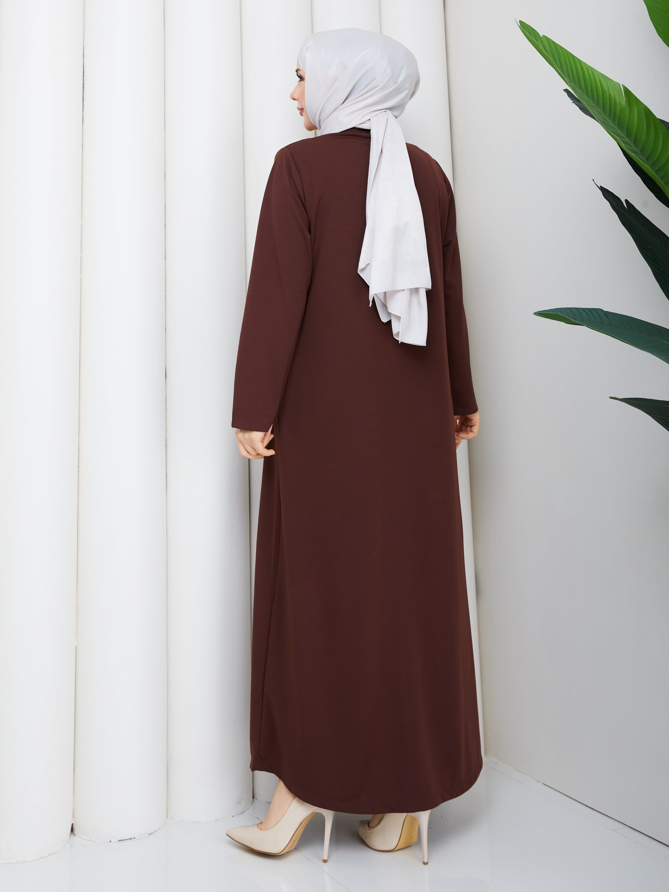 Elegance Fermuarlı Ferace