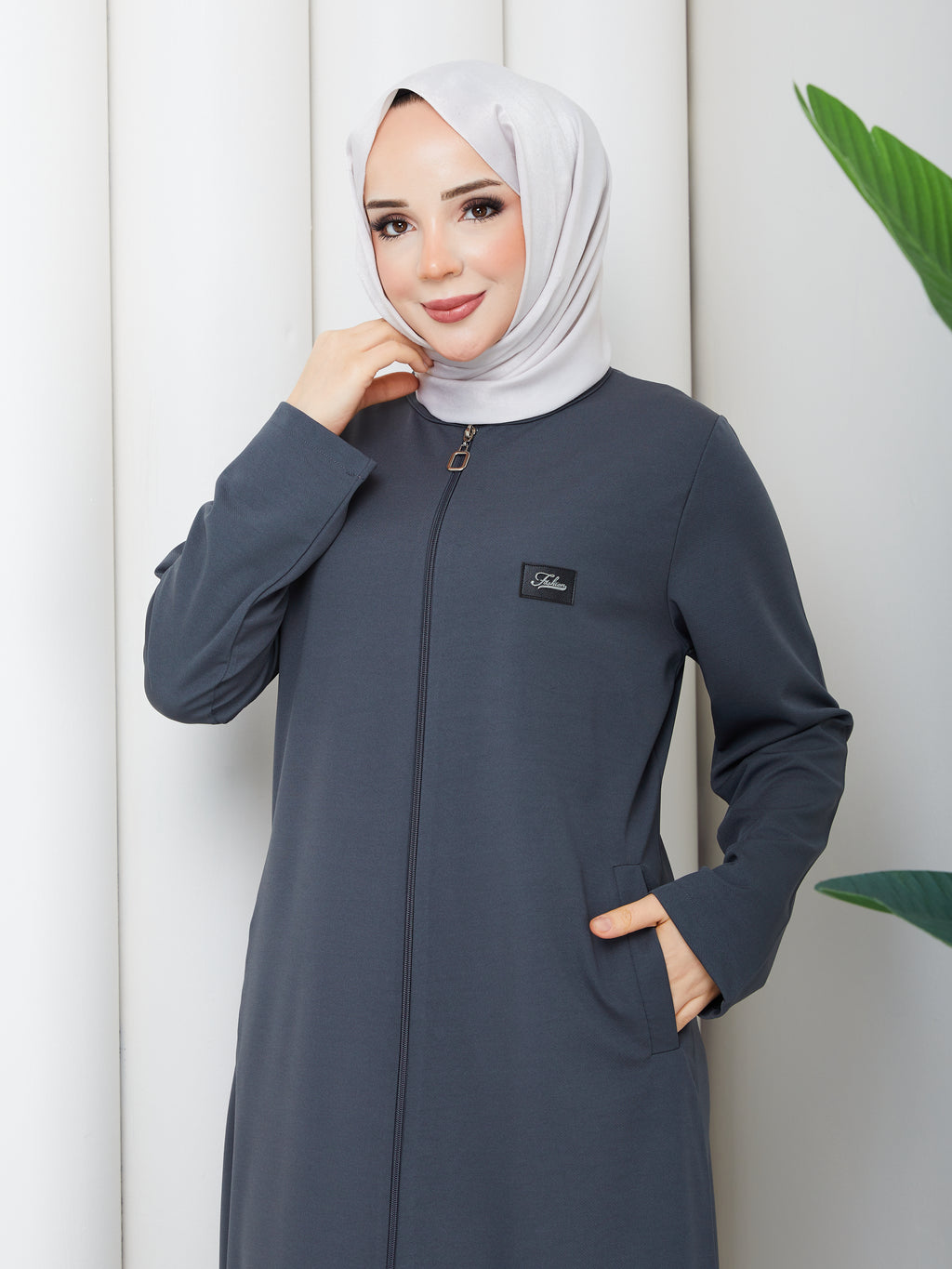 Elegance Fermuarlı Ferace