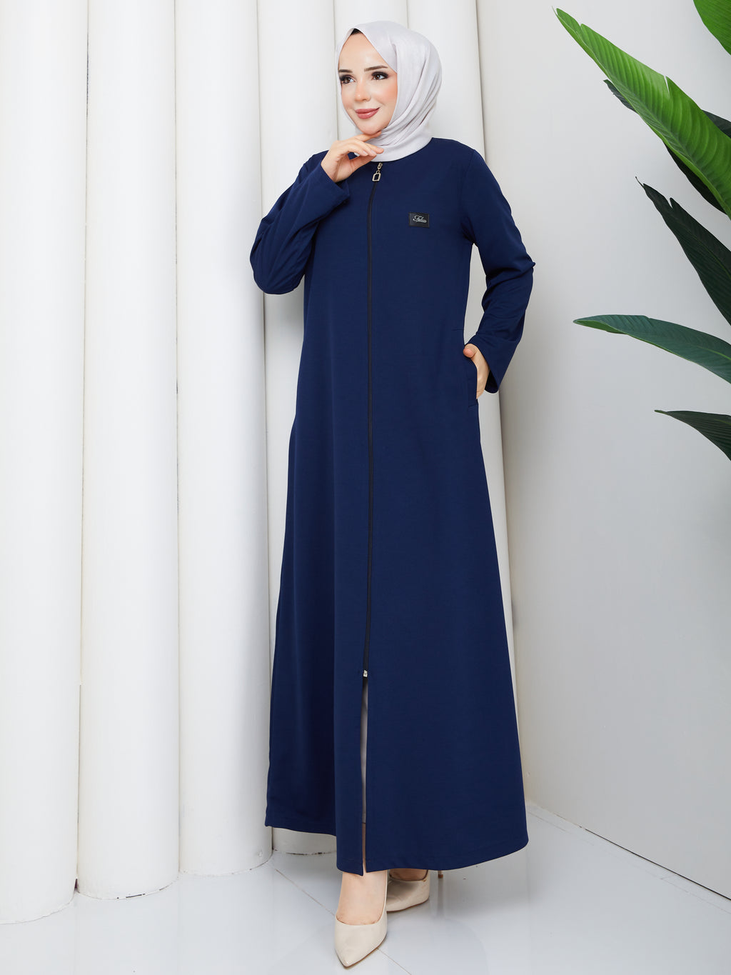 Elegance Fermuarlı Ferace