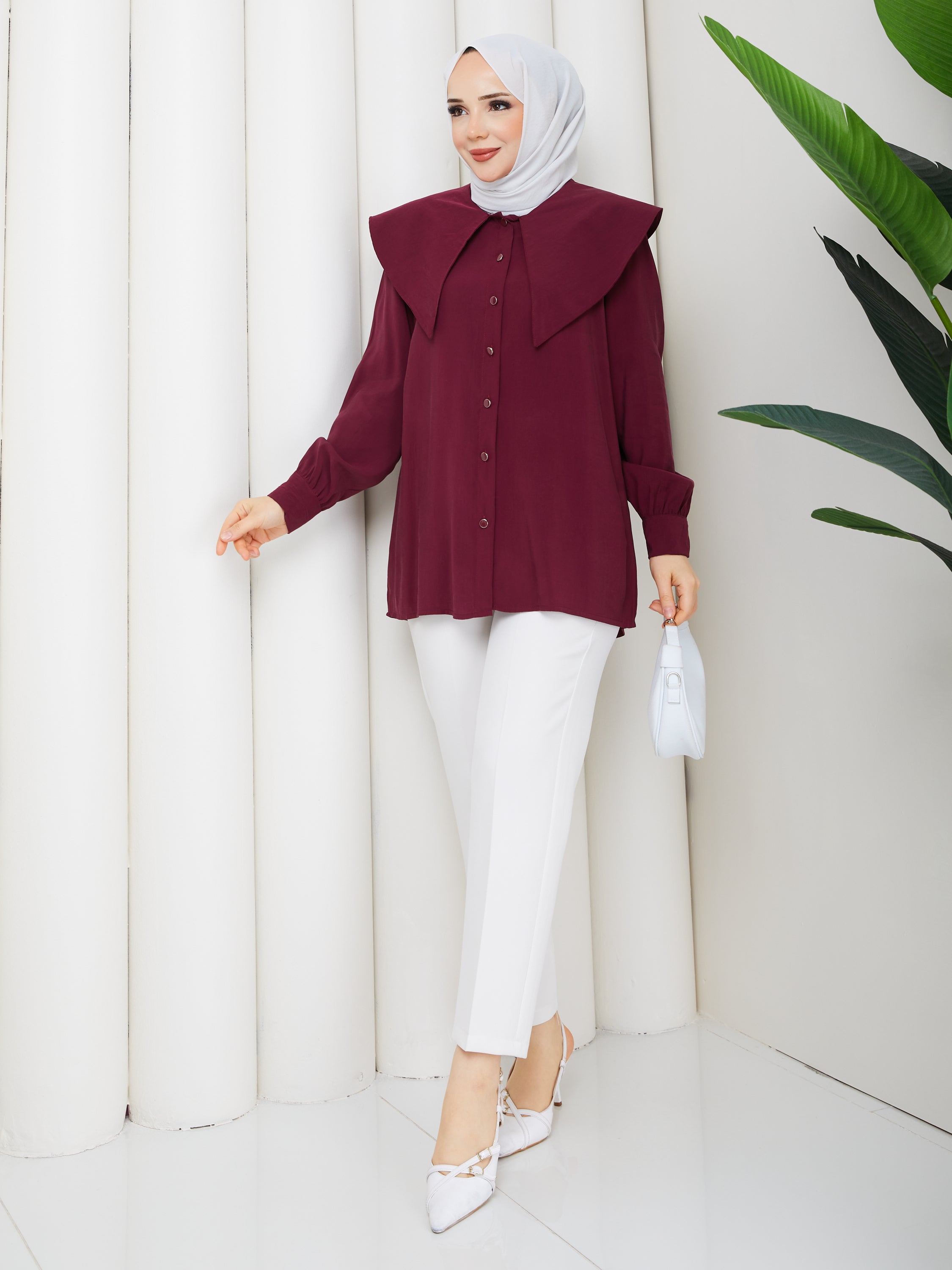 VİOLA BÜYÜK YAKA GÖMLEK