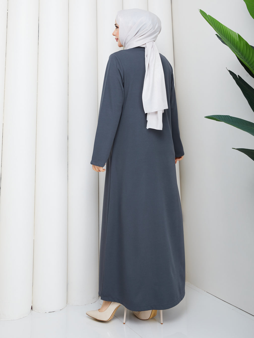 Elegance Fermuarlı Ferace