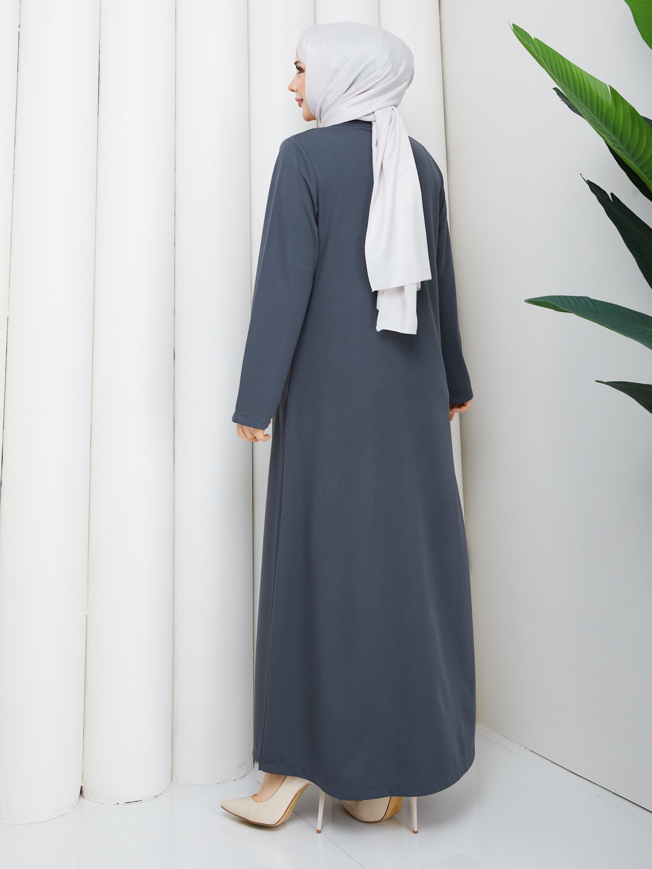 Elegance Fermuarlı Ferace