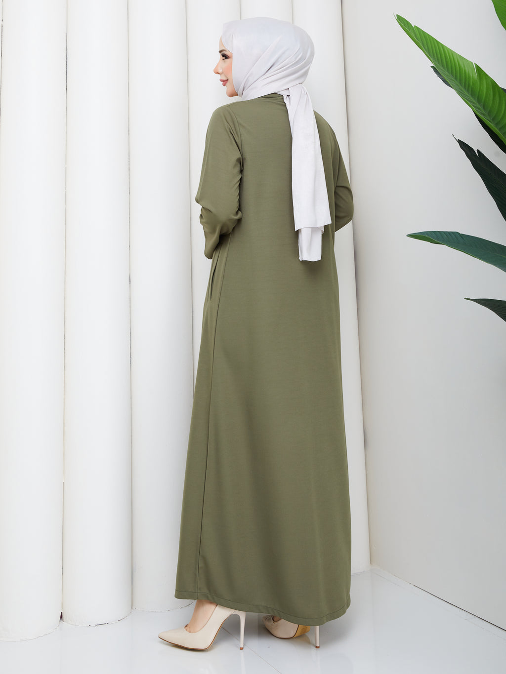 Elegance Fermuarlı Ferace