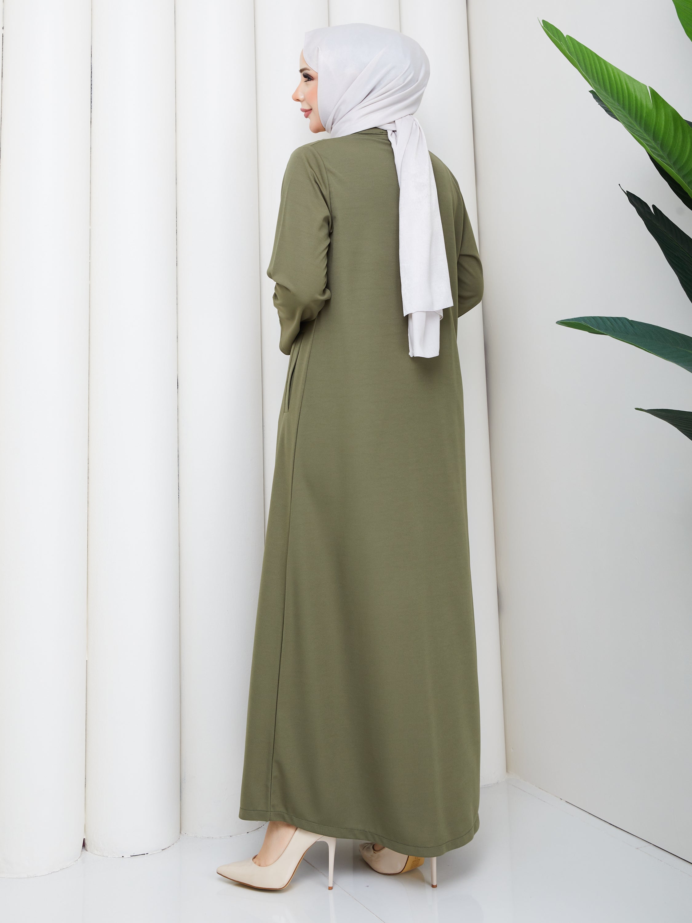 Elegance Fermuarlı Ferace
