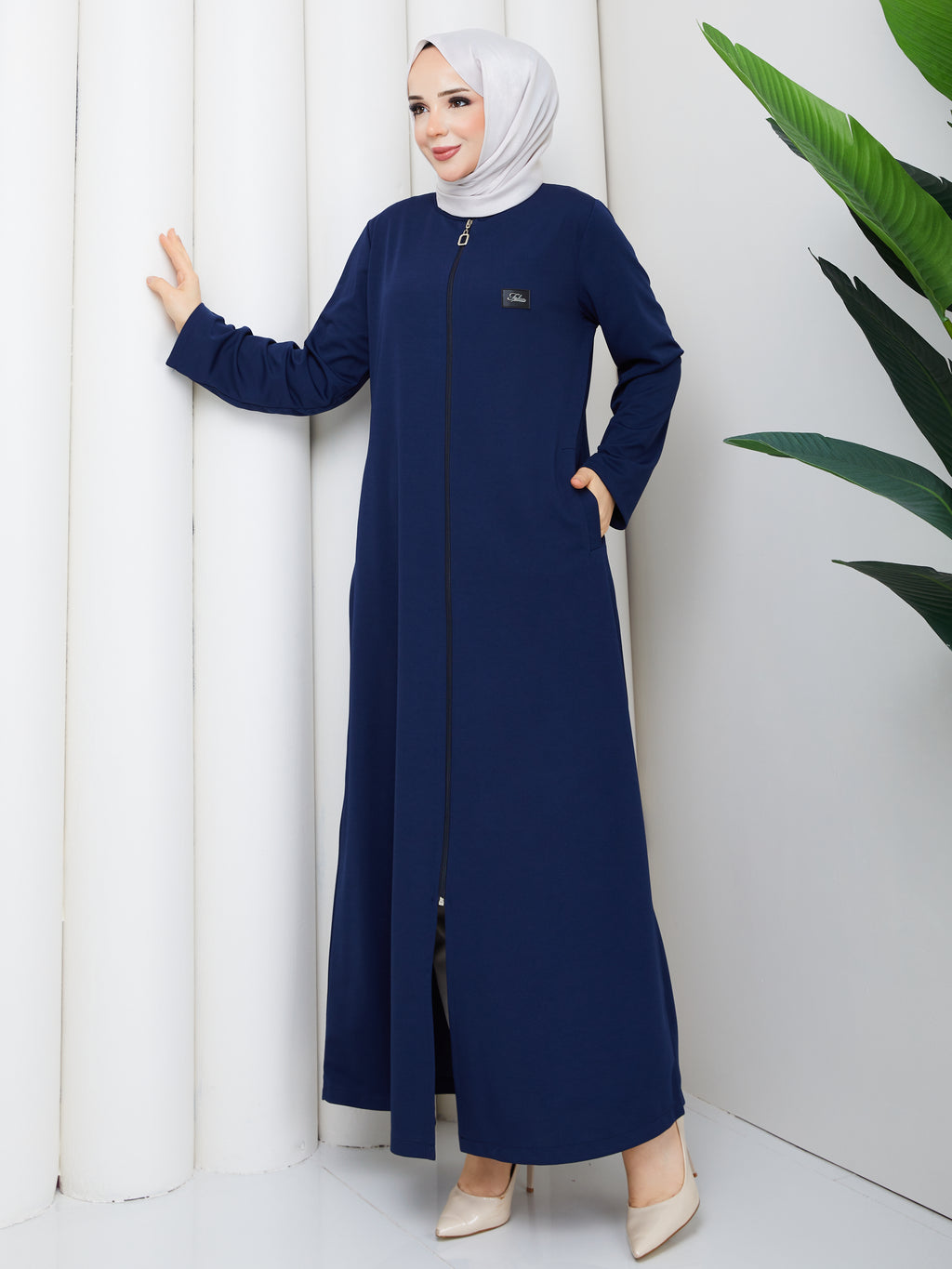 Elegance Fermuarlı Ferace