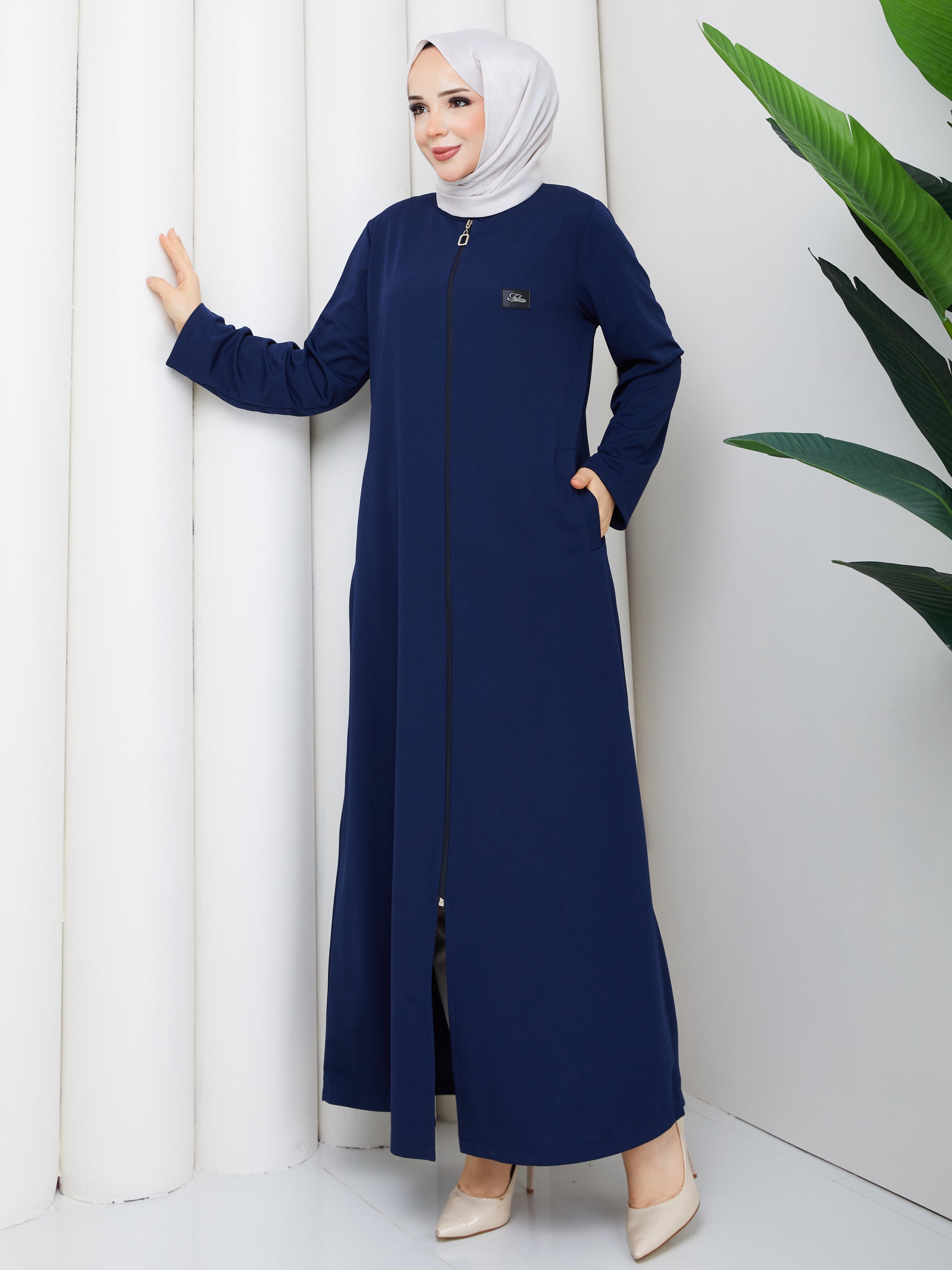 Elegance Fermuarlı Ferace