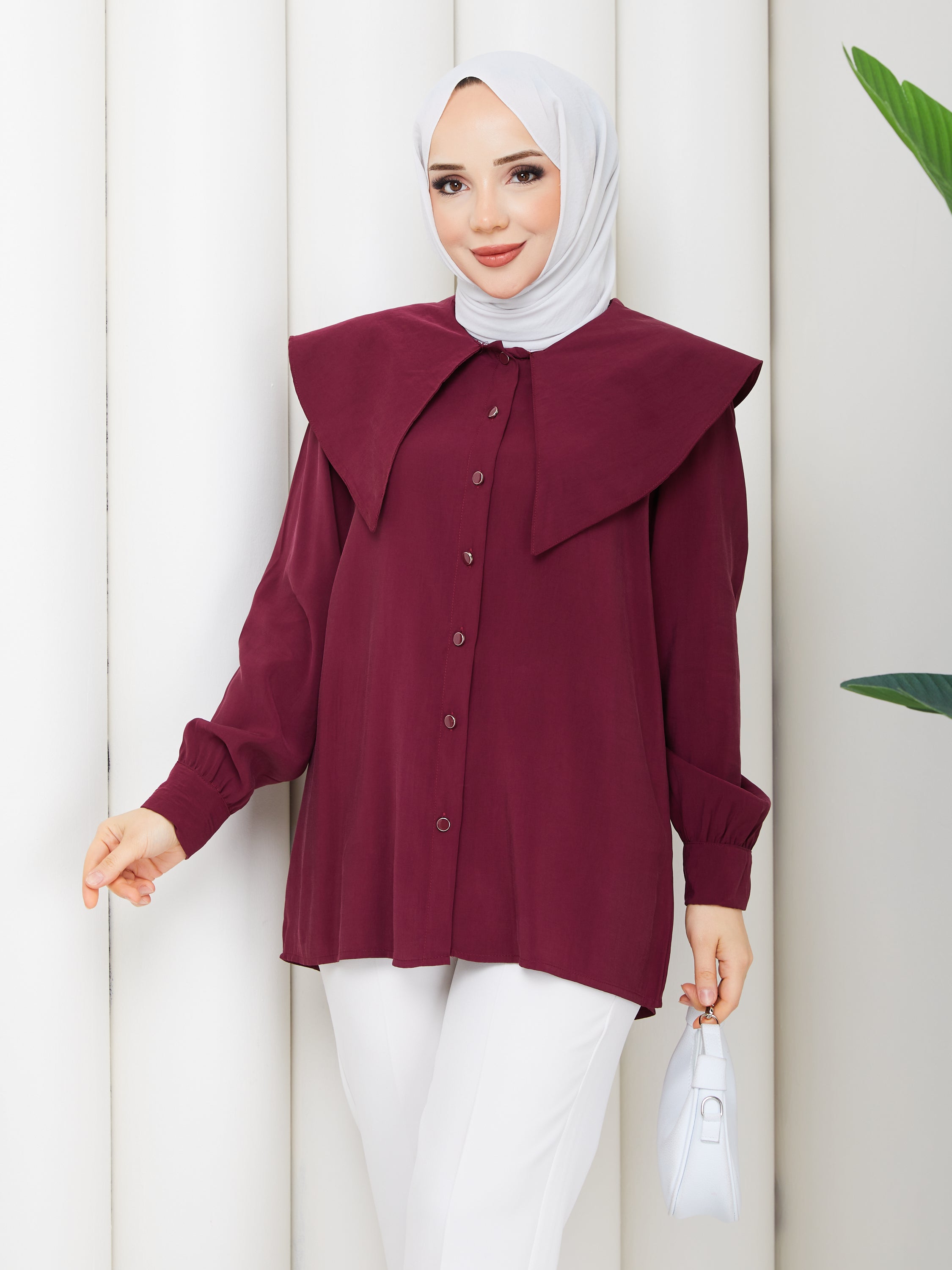 VİOLA BÜYÜK YAKA GÖMLEK