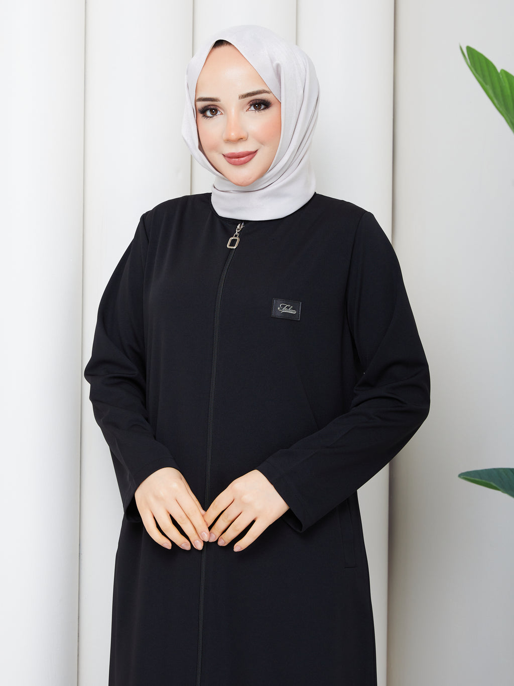 Elegance Fermuarlı Ferace