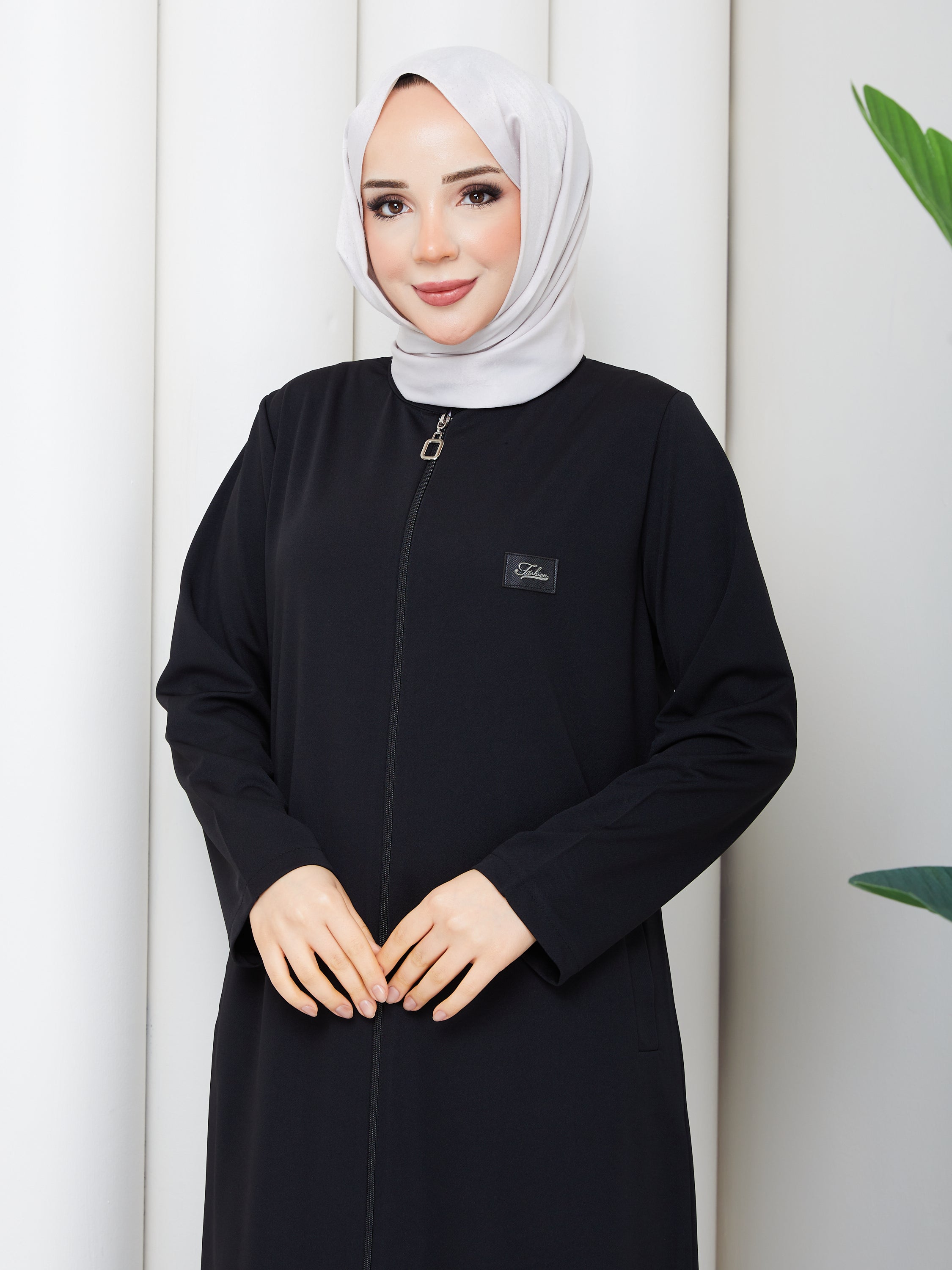 Elegance Fermuarlı Ferace