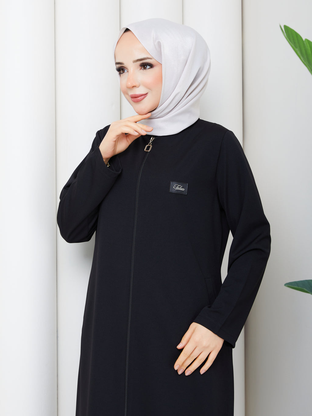 Elegance Fermuarlı Ferace
