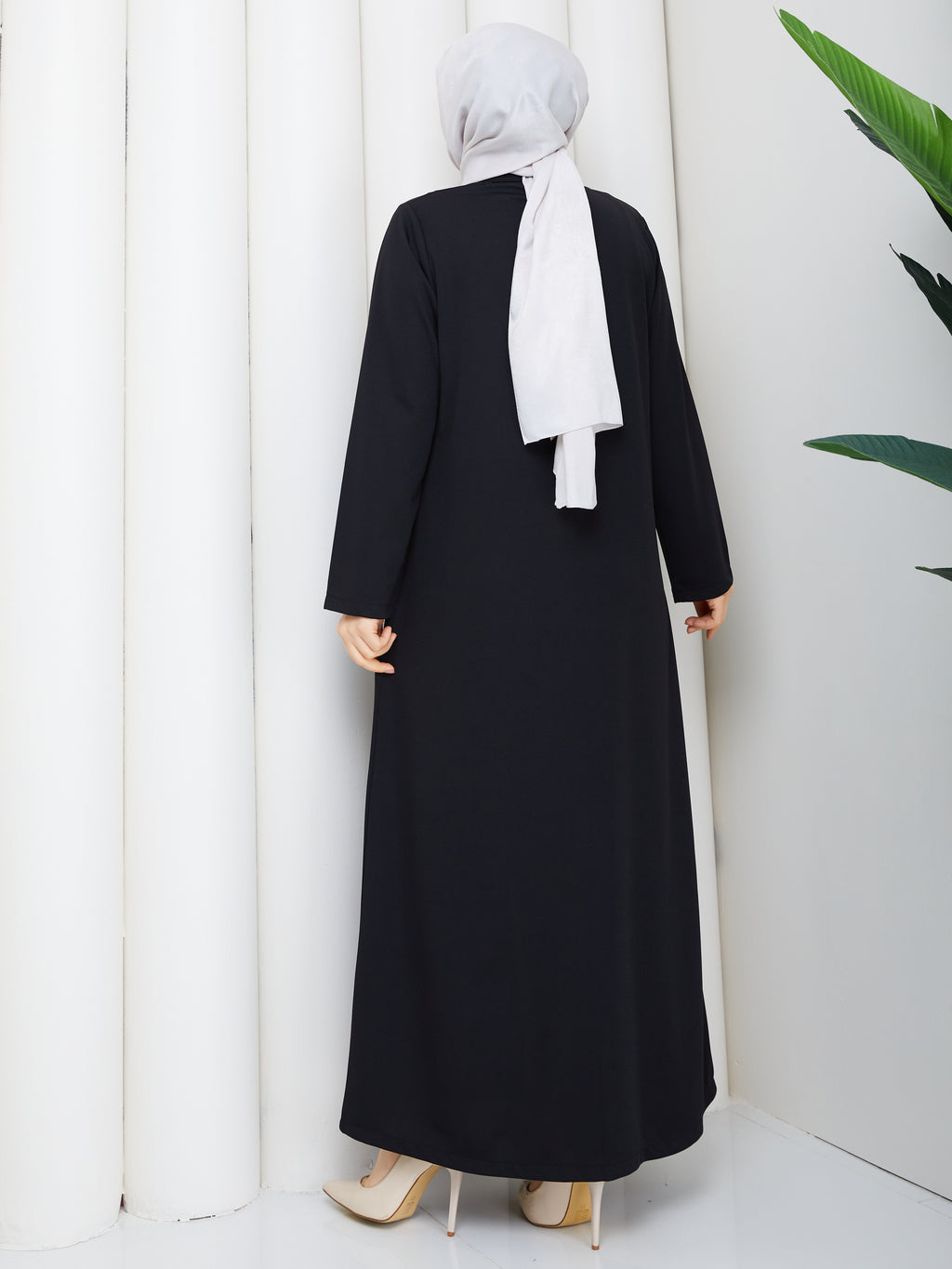 Elegance Fermuarlı Ferace