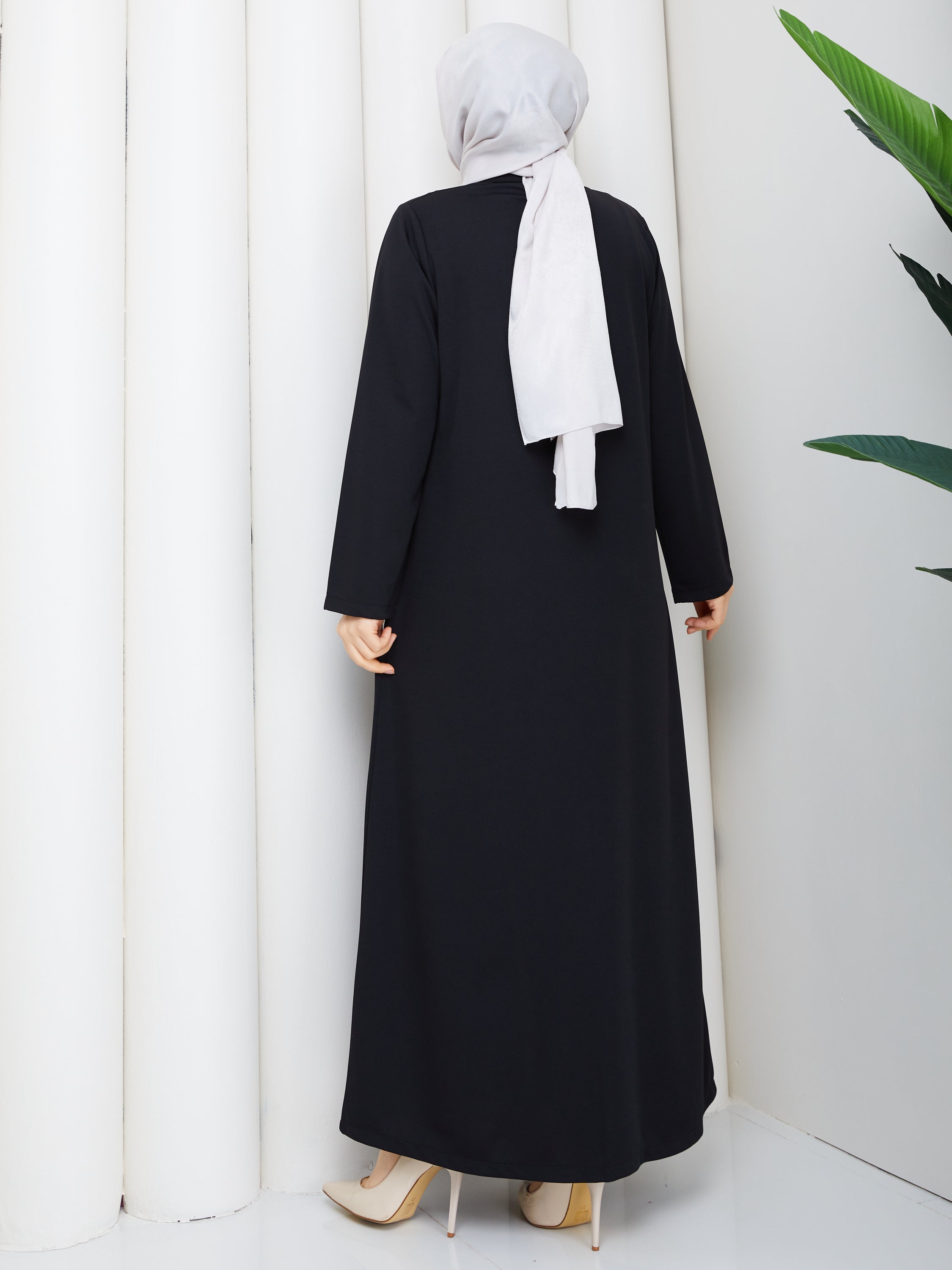Elegance Fermuarlı Ferace