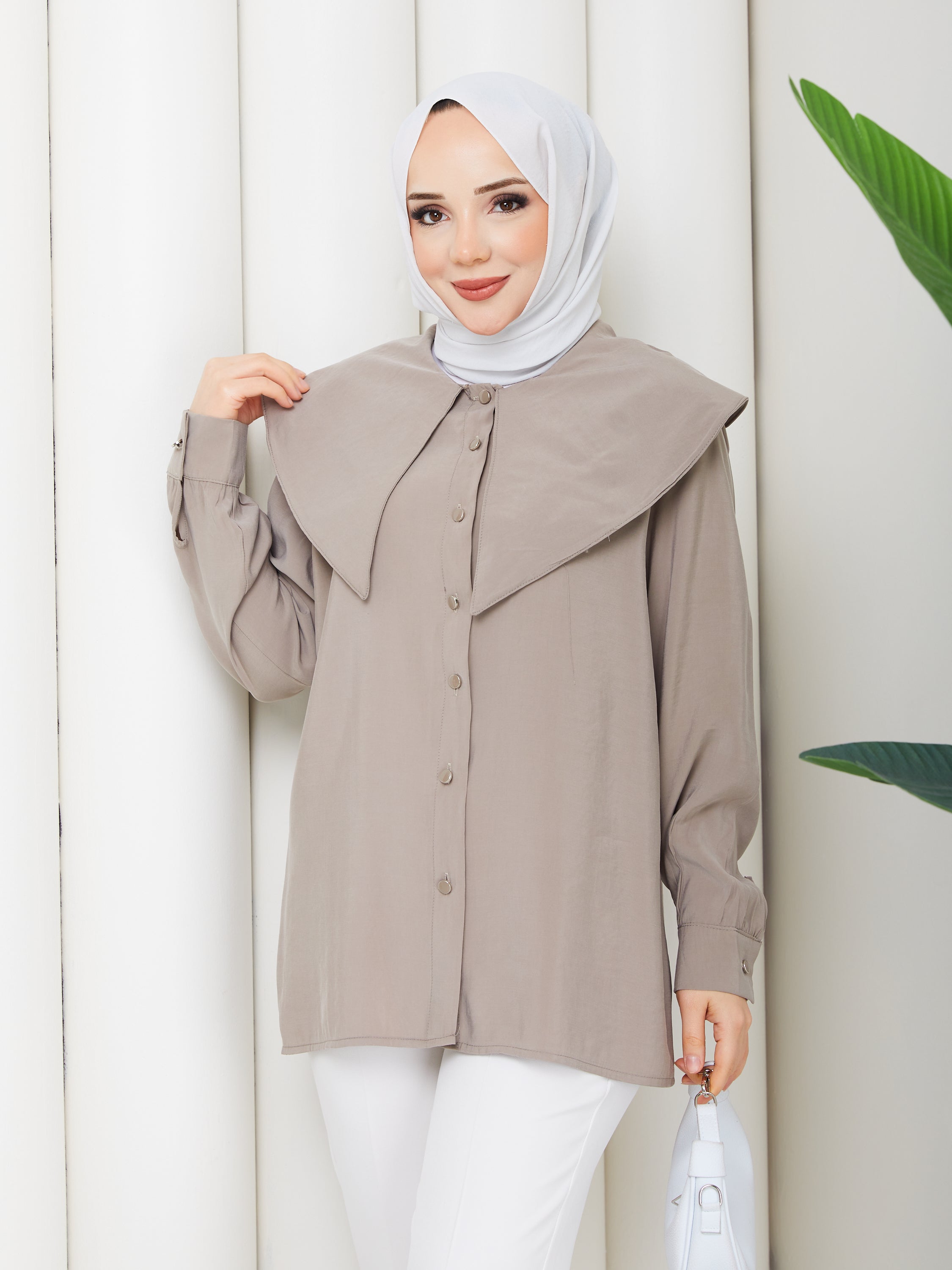 VİOLA BÜYÜK YAKA GÖMLEK