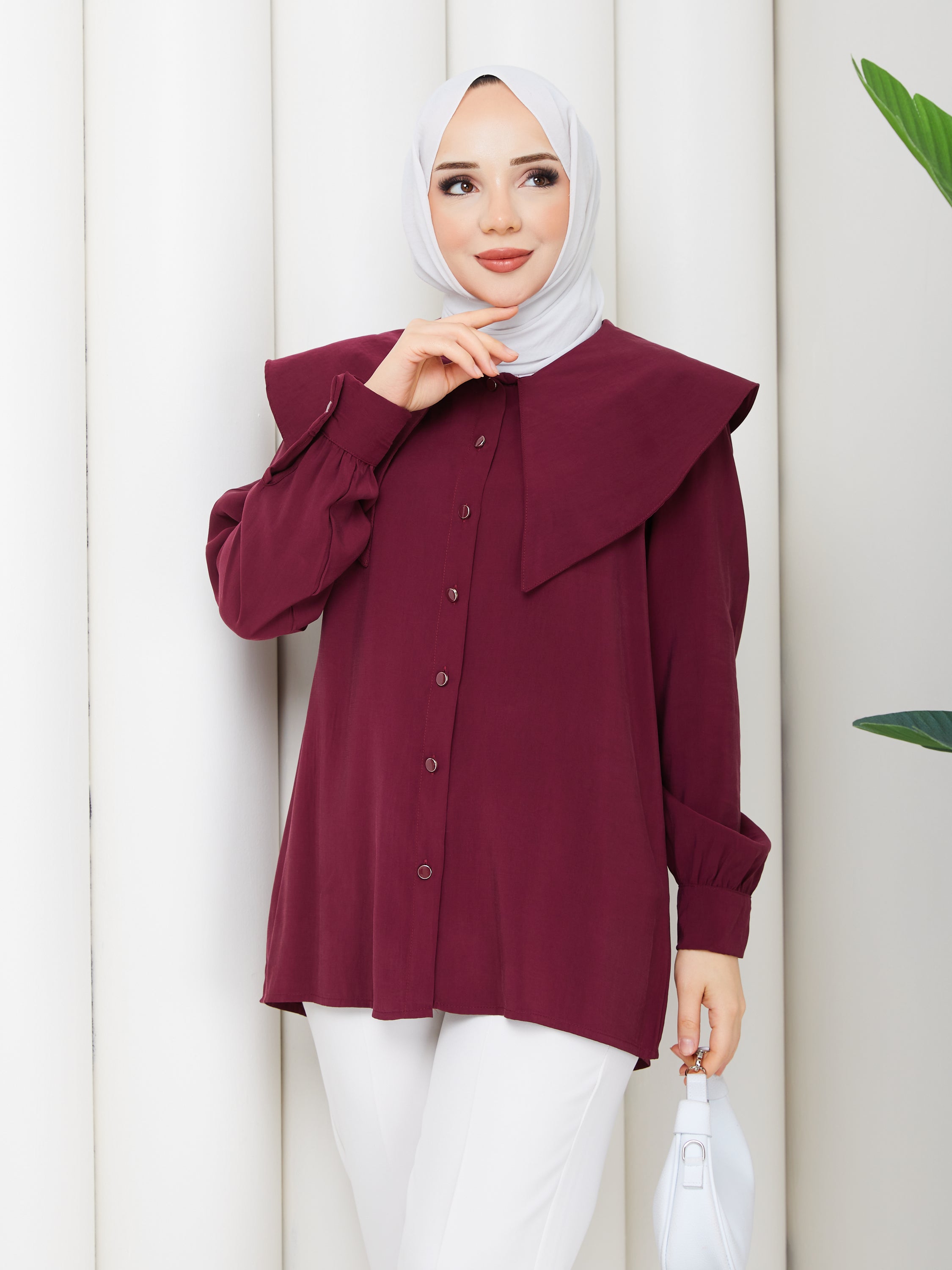 VİOLA BÜYÜK YAKA GÖMLEK