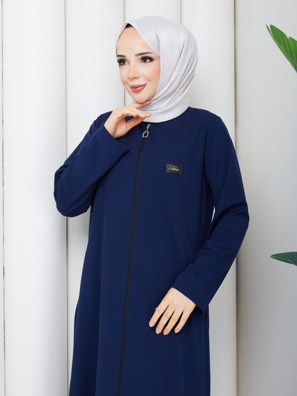 Elegance Fermuarlı Ferace