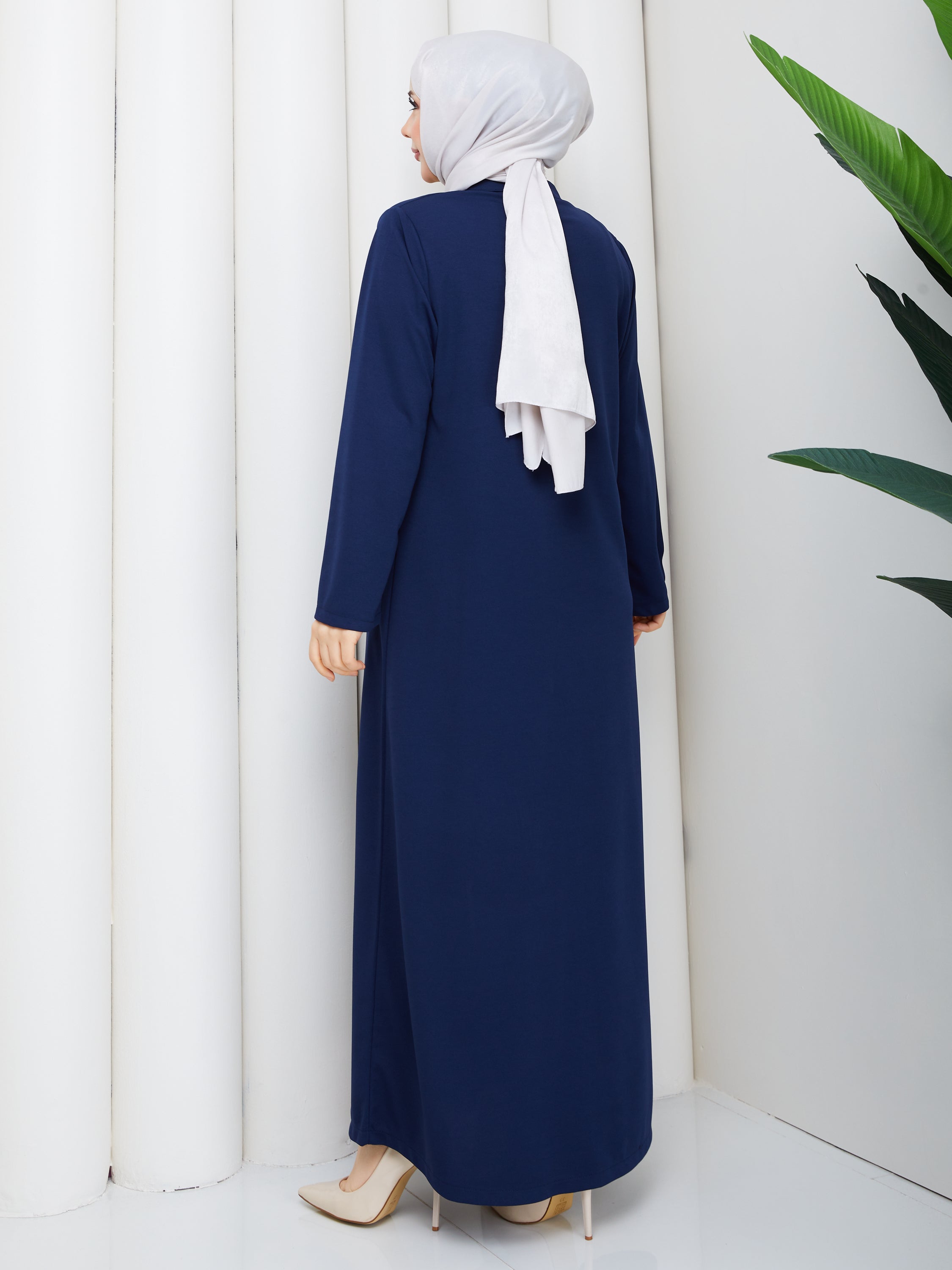 Elegance Fermuarlı Ferace