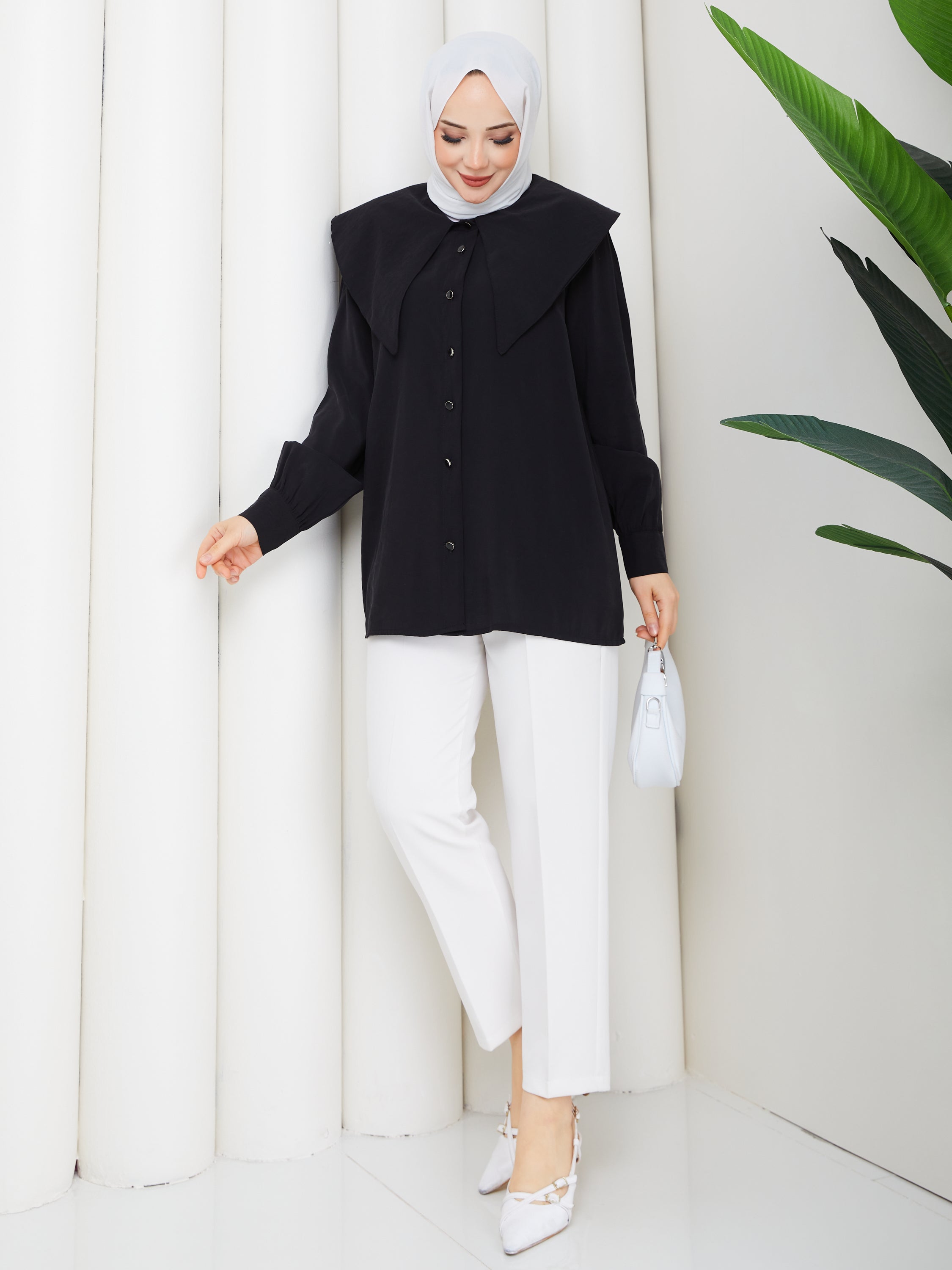 VİOLA BÜYÜK YAKA GÖMLEK