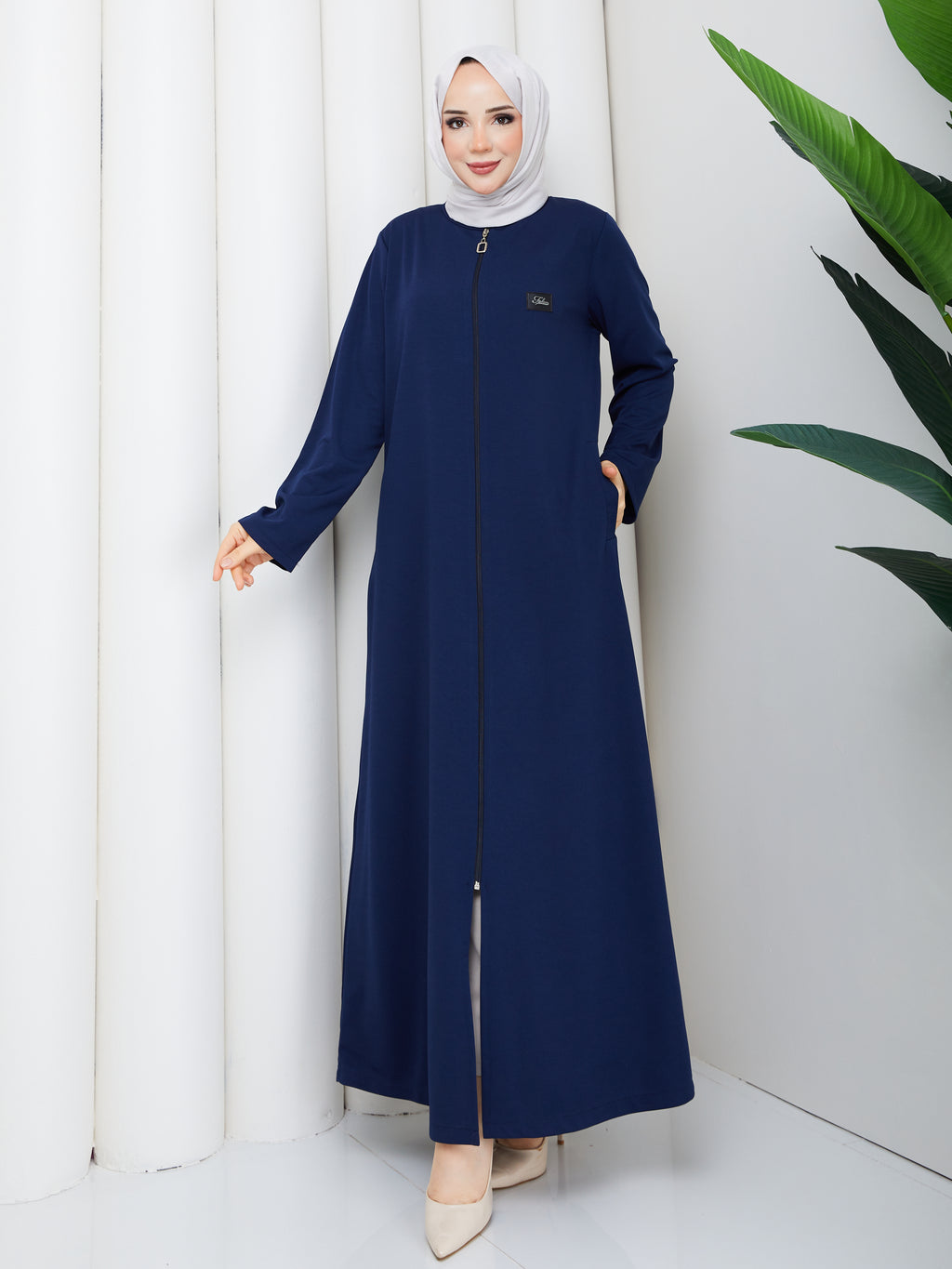 Elegance Fermuarlı Ferace