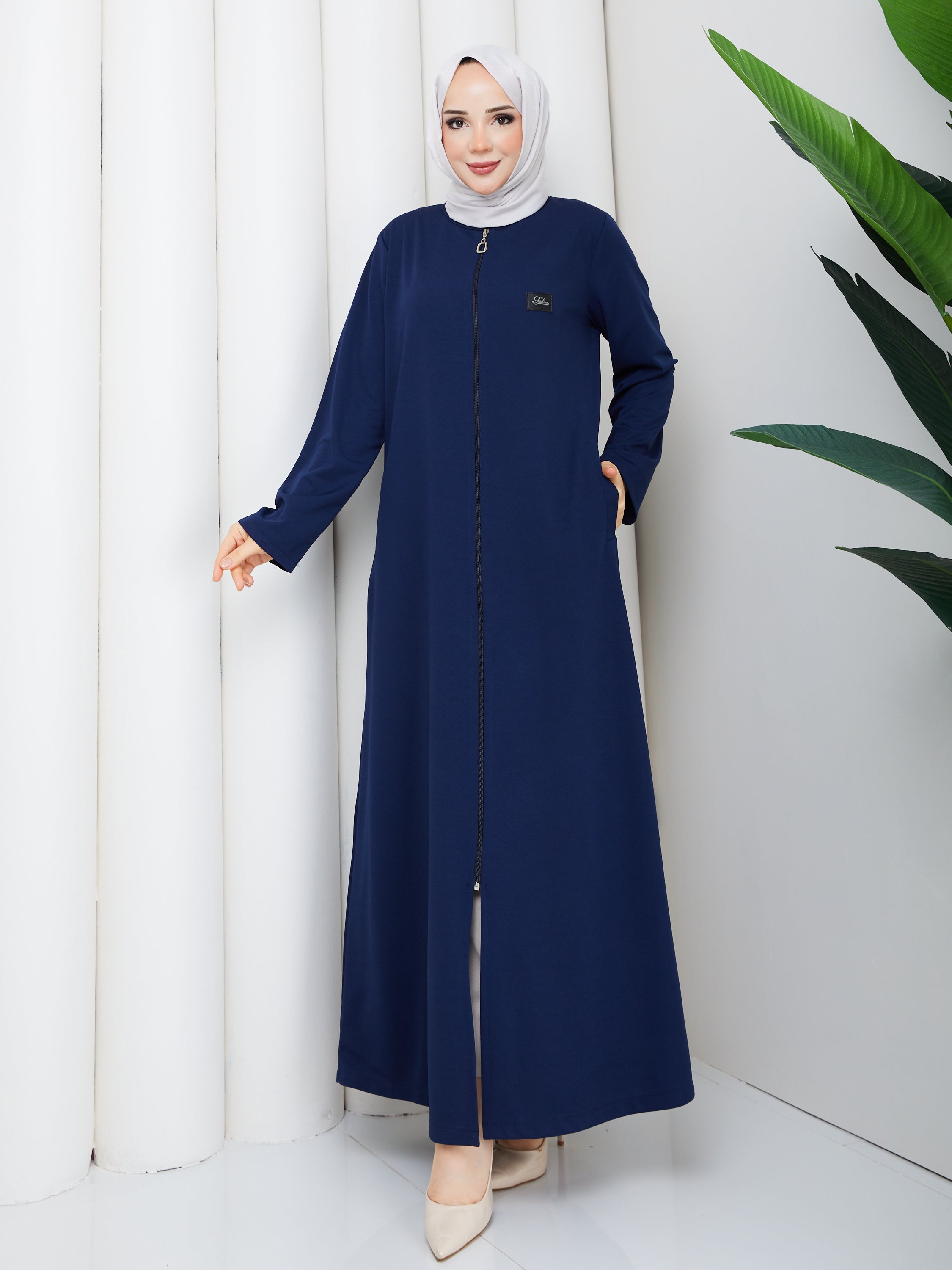 Elegance Fermuarlı Ferace