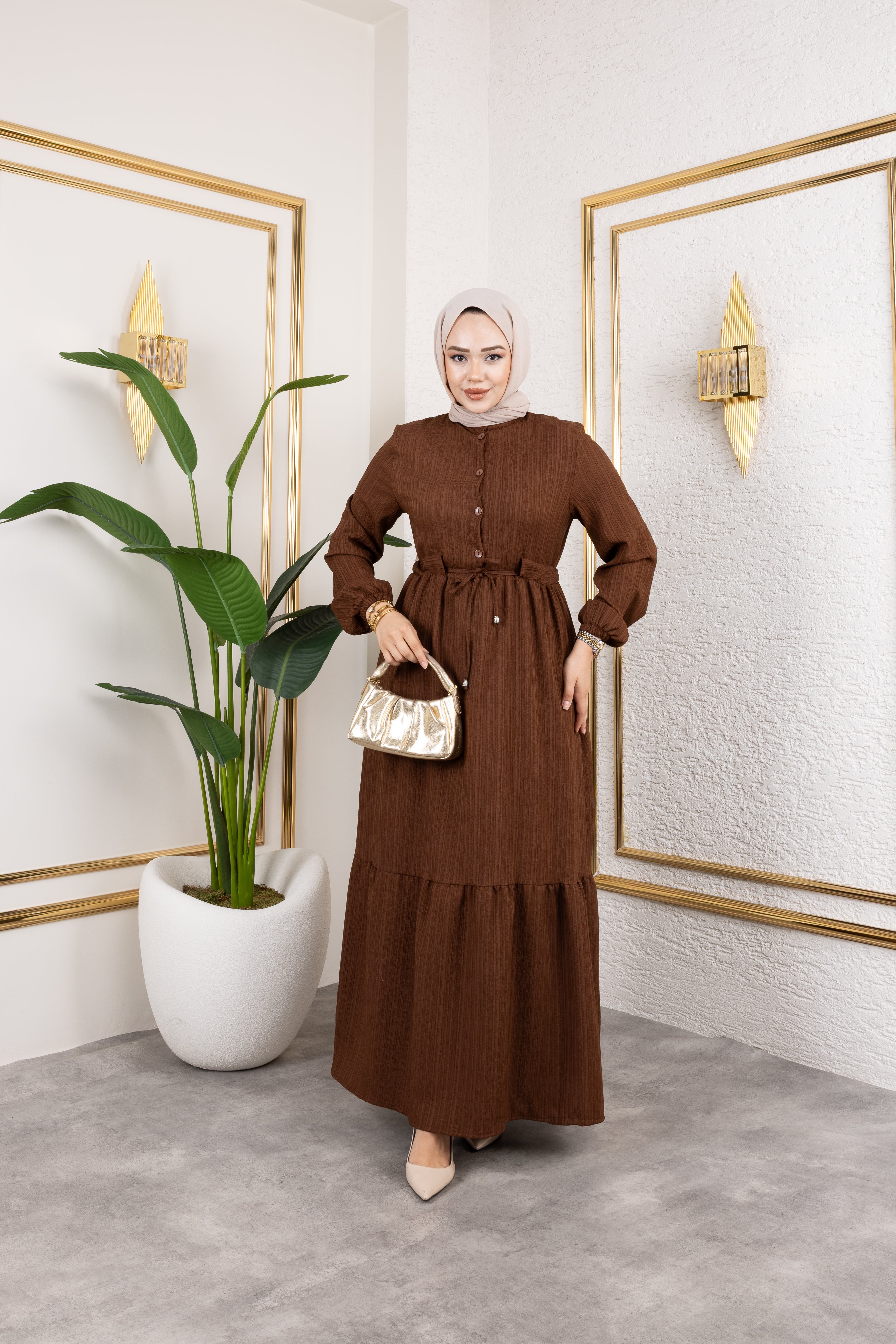 Tünelli Bürümcük Elbise