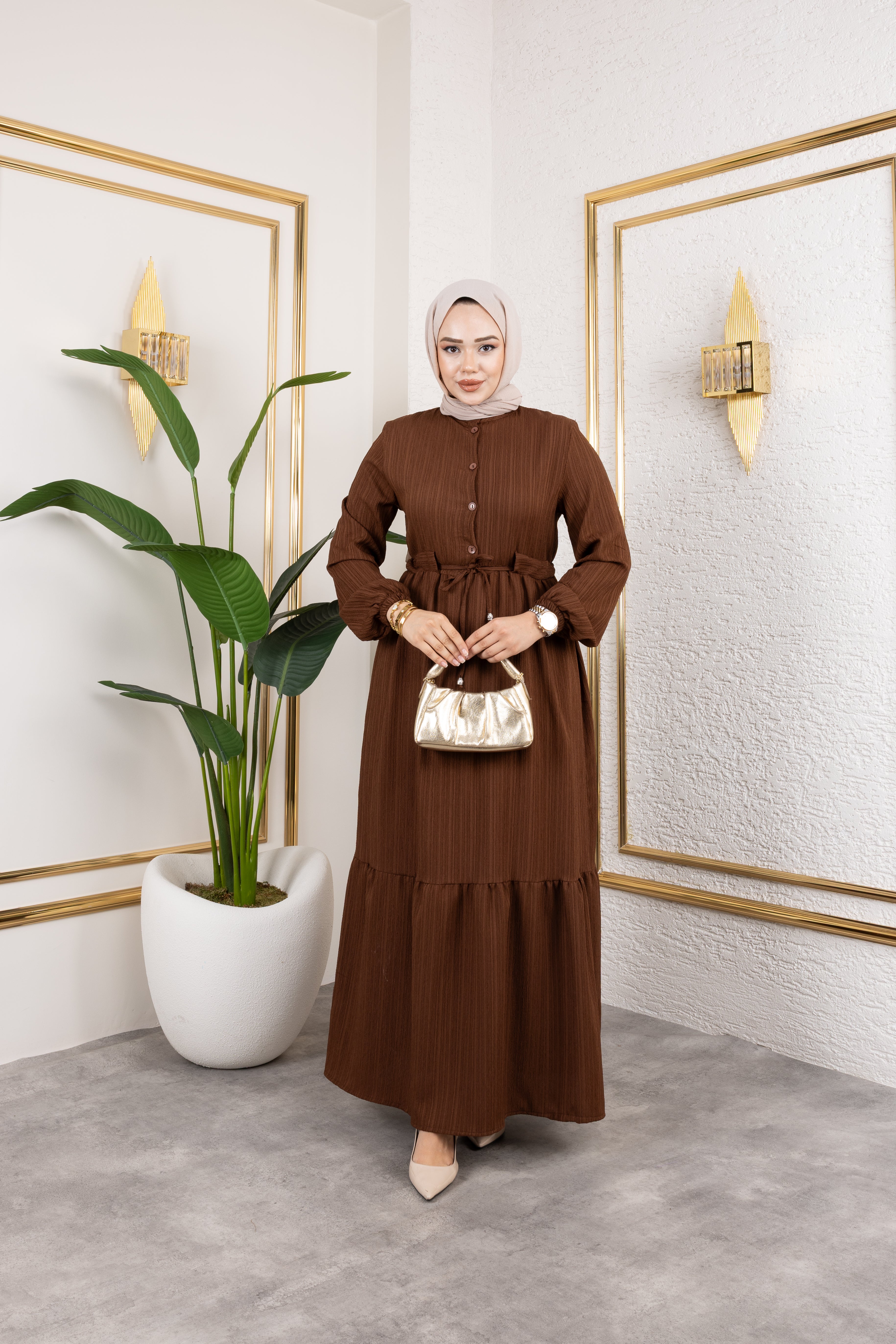 Tünelli Bürümcük Elbise