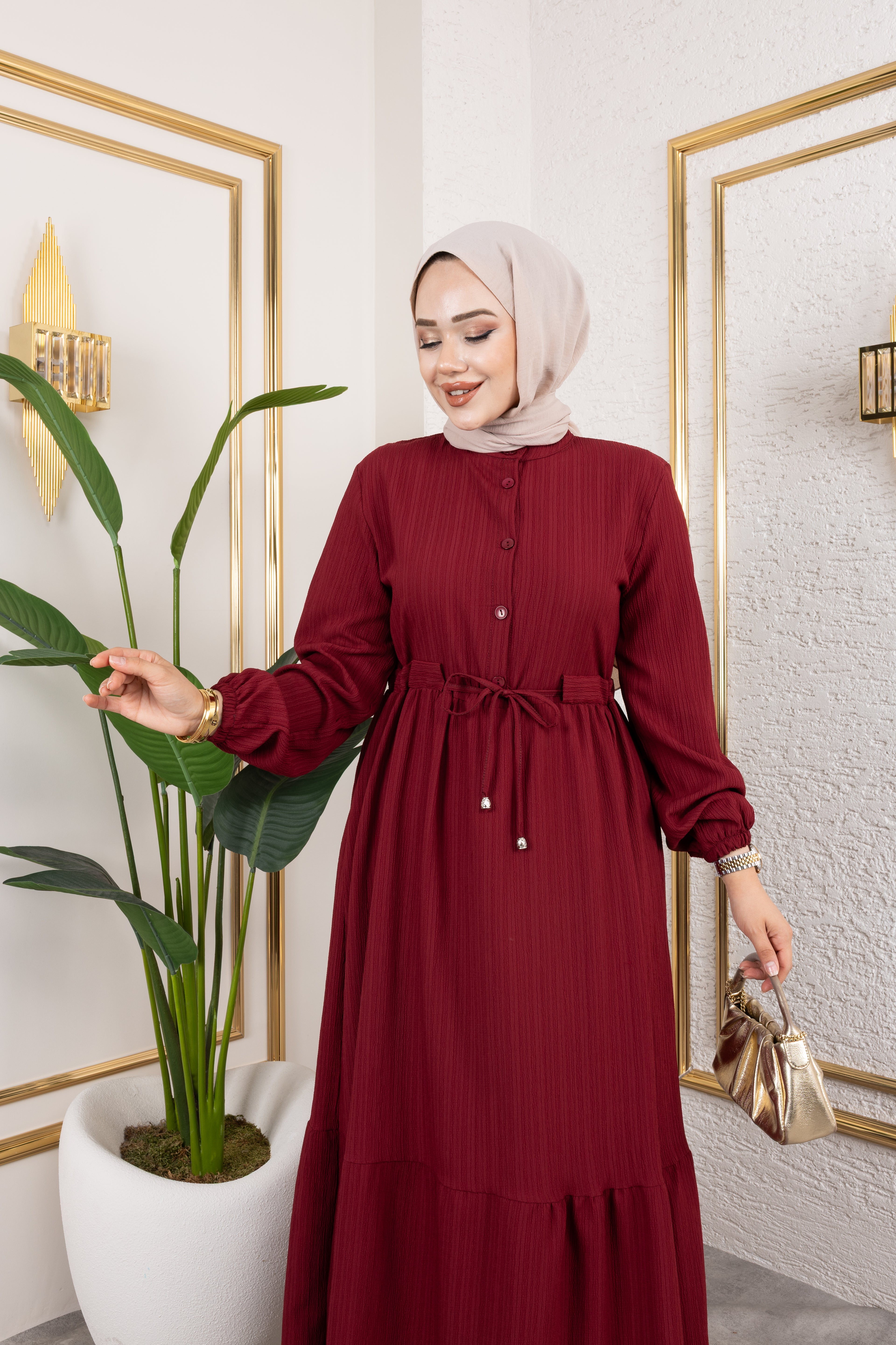 Tünelli Bürümcük Elbise