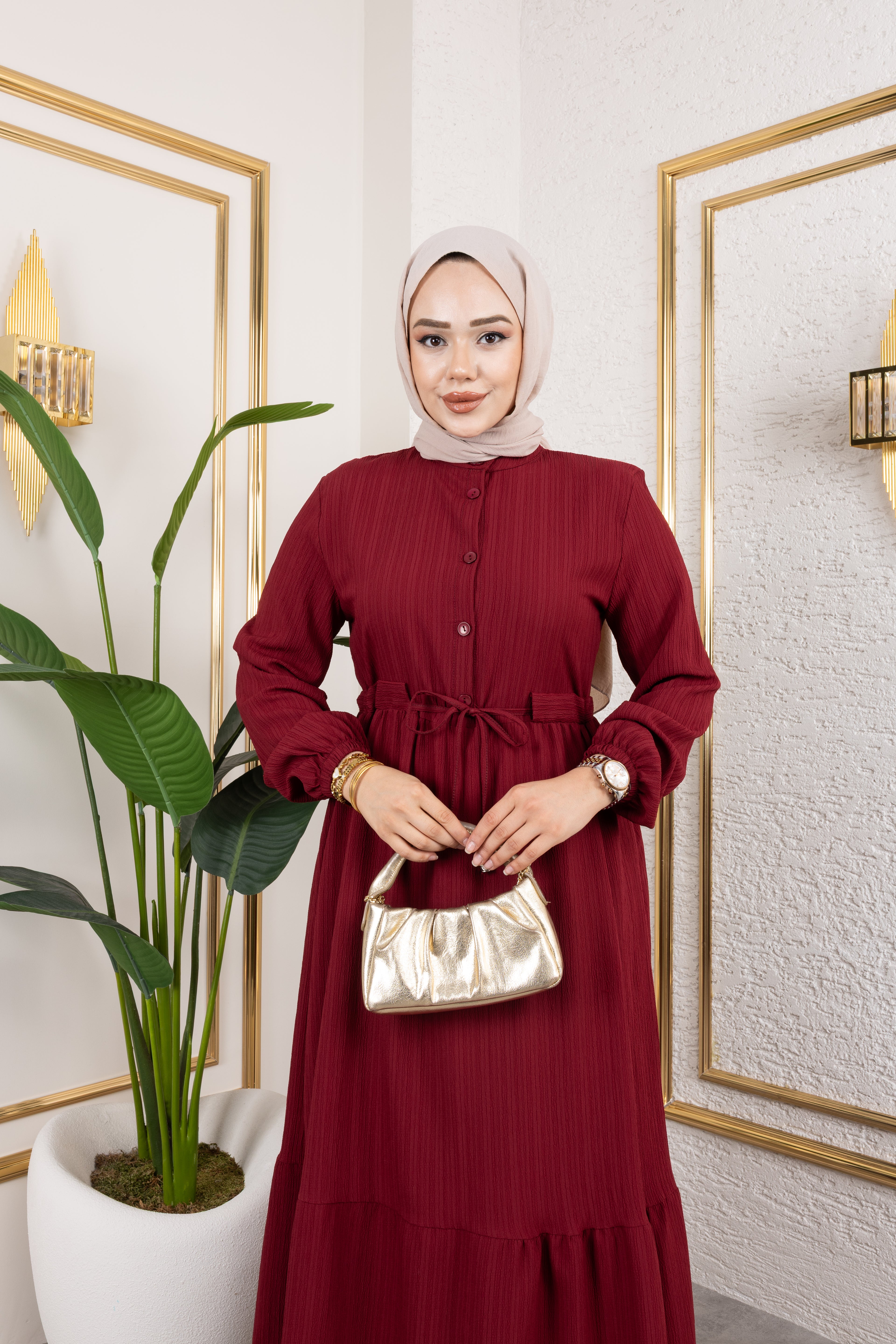 Tünelli Bürümcük Elbise