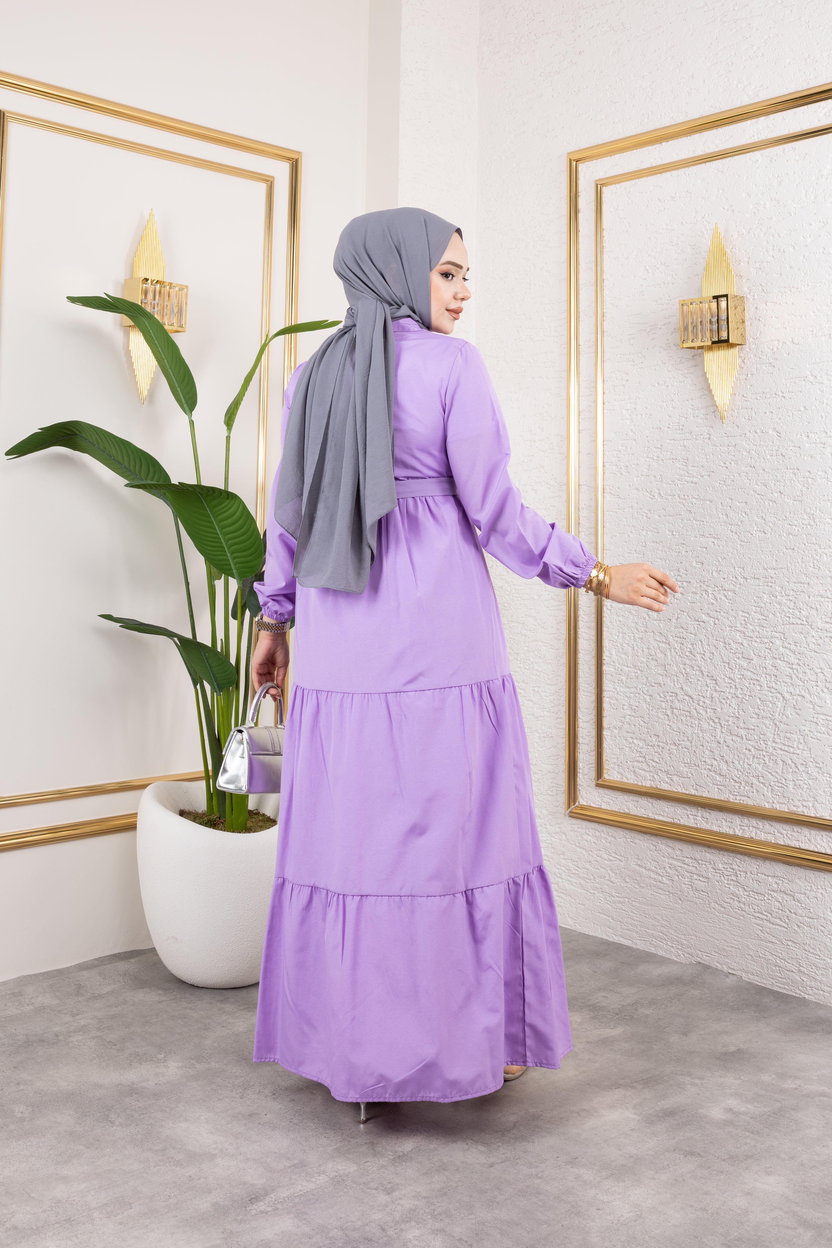 TAM BOY TERİKOTON ELBİSE