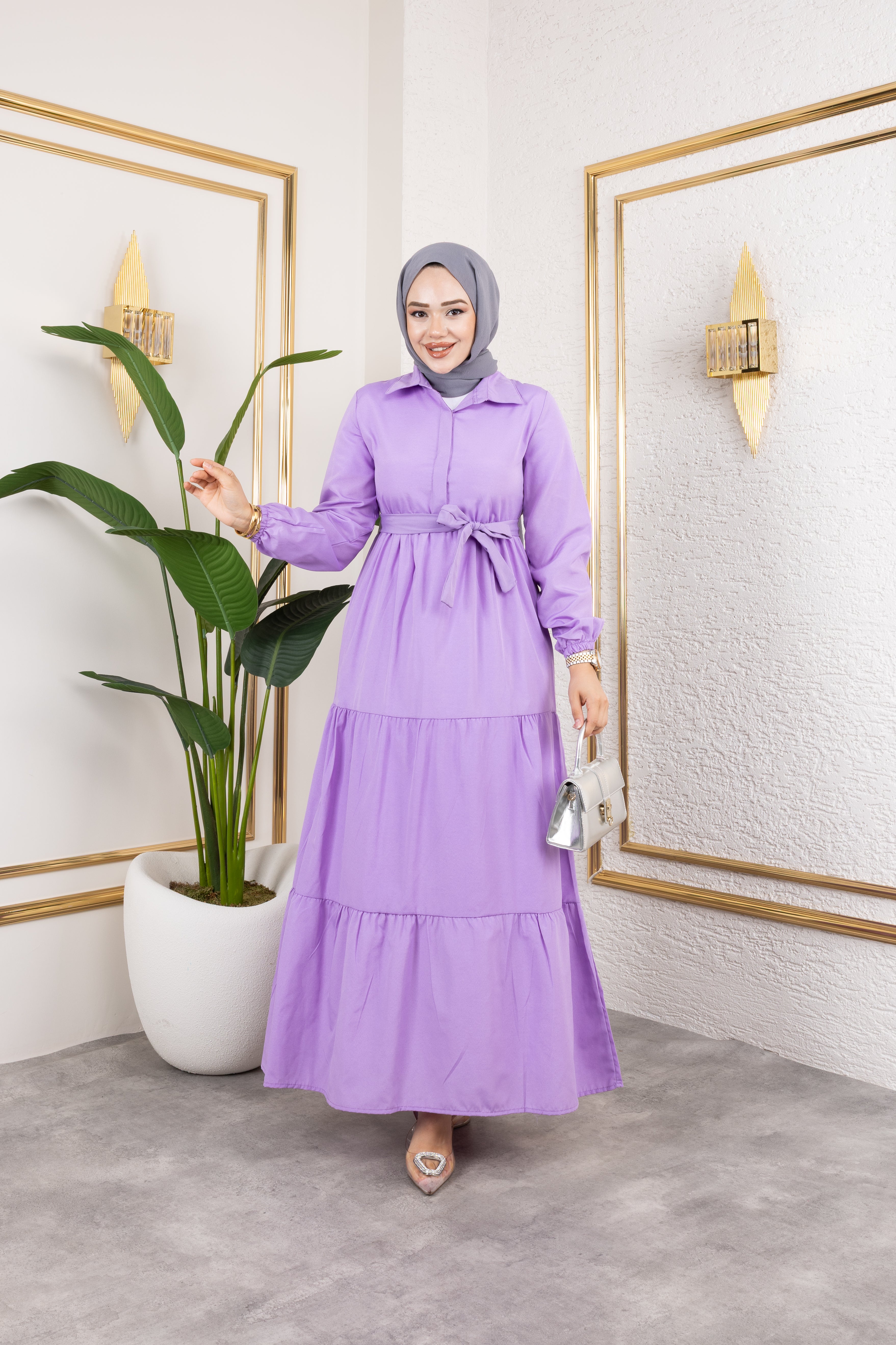 TAM BOY TERİKOTON ELBİSE