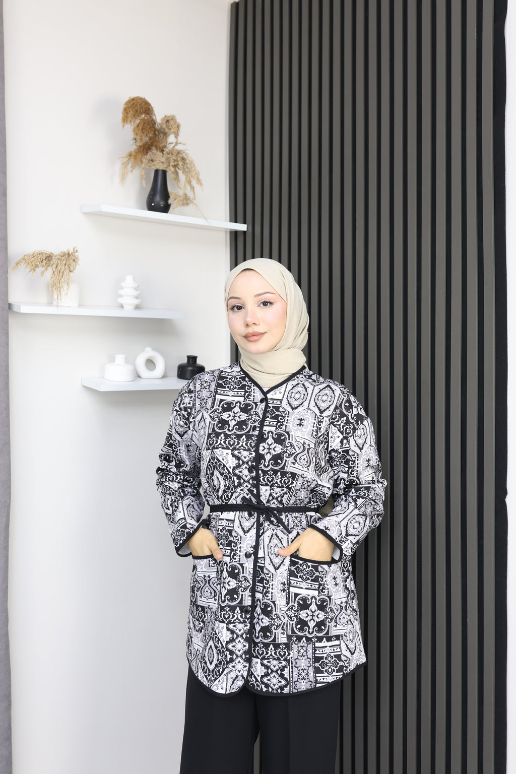 Double Kumaş Şık Takım (Pantolonlu)
