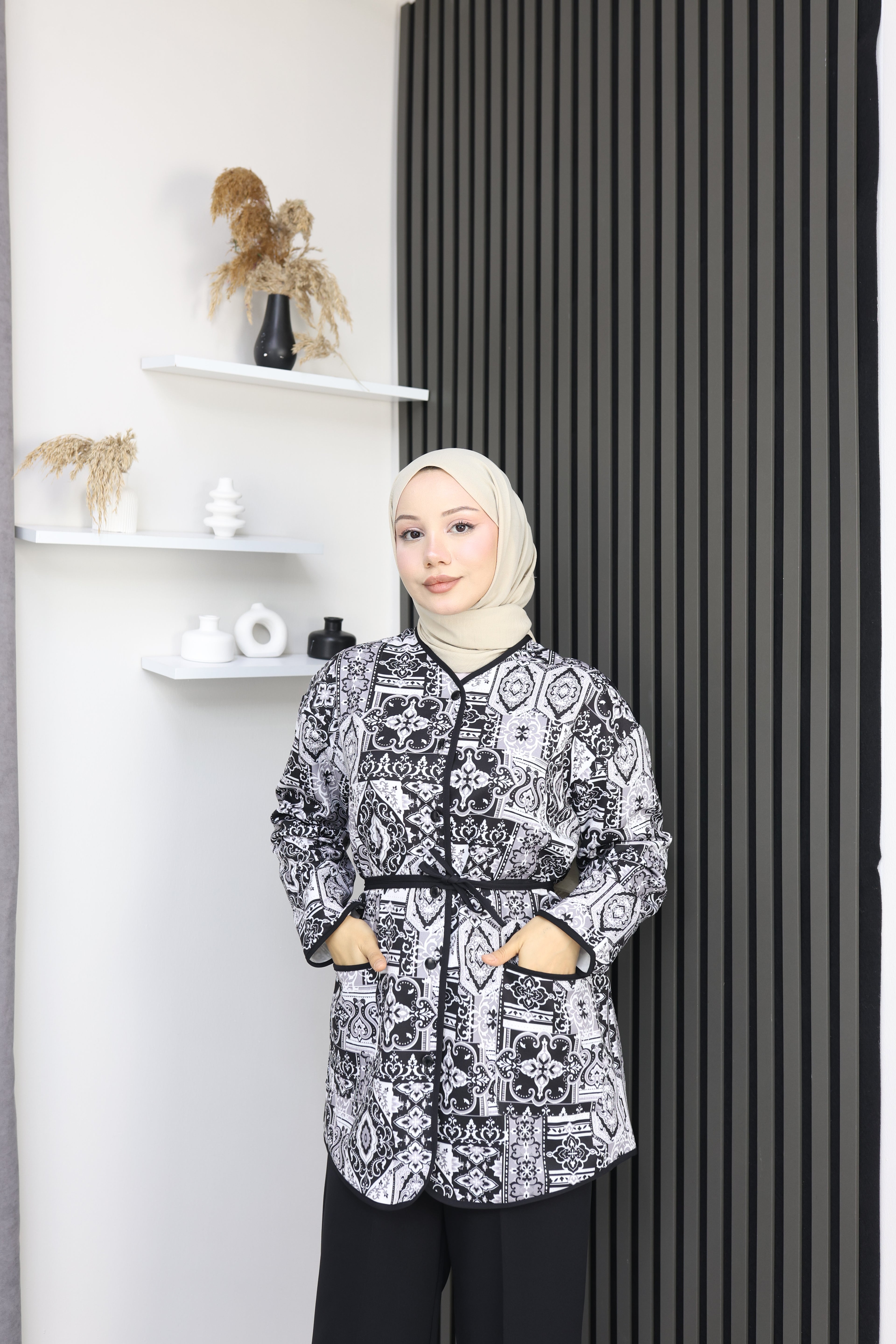 Double Kumaş Şık Takım (Pantolonlu)